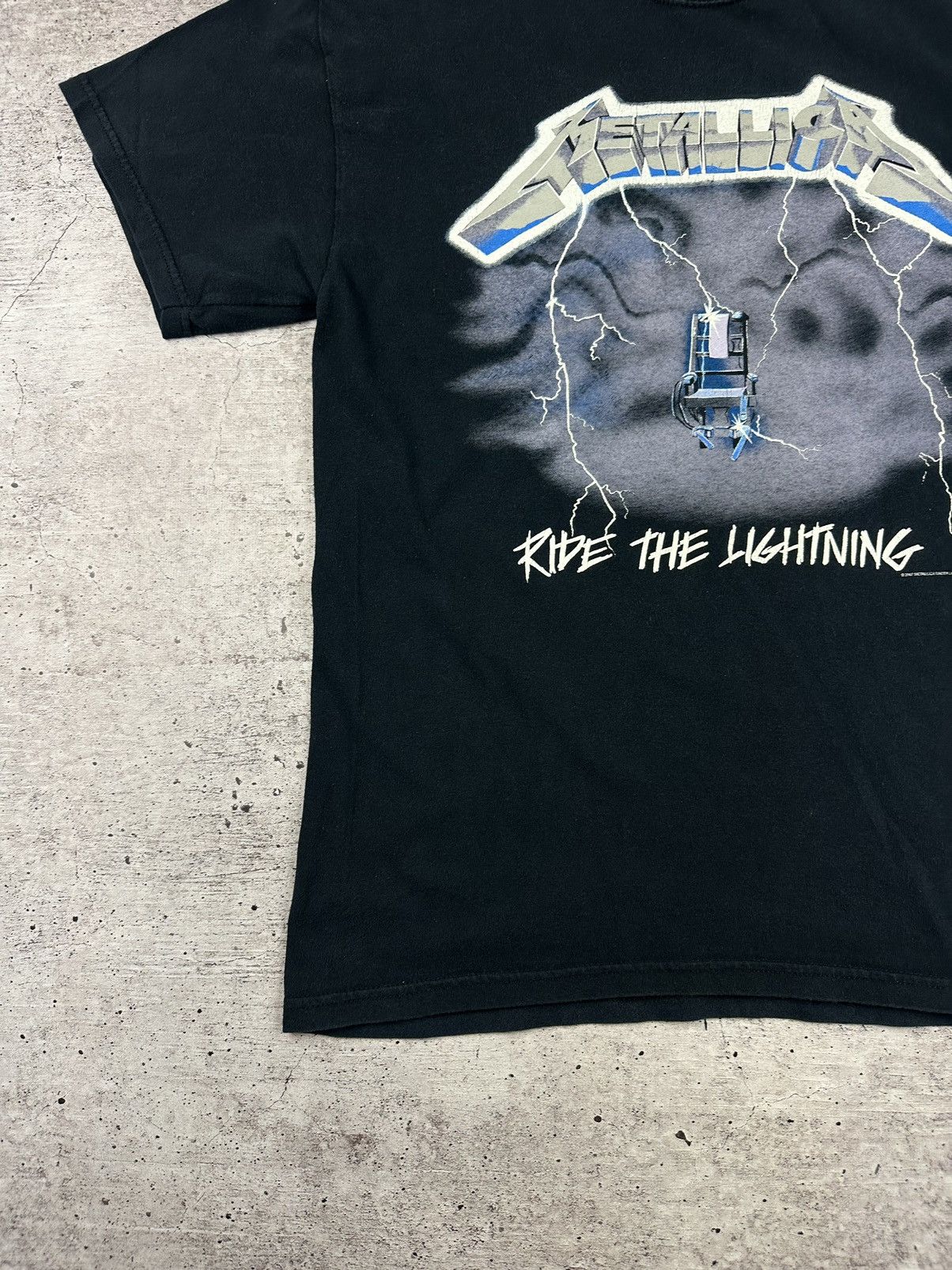 Band Tees 2007 Metallica Ride The Lightning Double Sided T Shirt Size US M / EU 48-50 / 2 - 4 Thumbnail