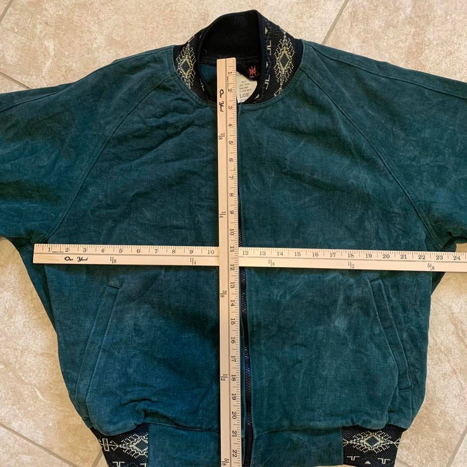 Vintage Vintage 90s Kyta Make Co. Western Aztec Bomber Jacket Size US L / EU 52-54 / 3 - 6 Thumbnail