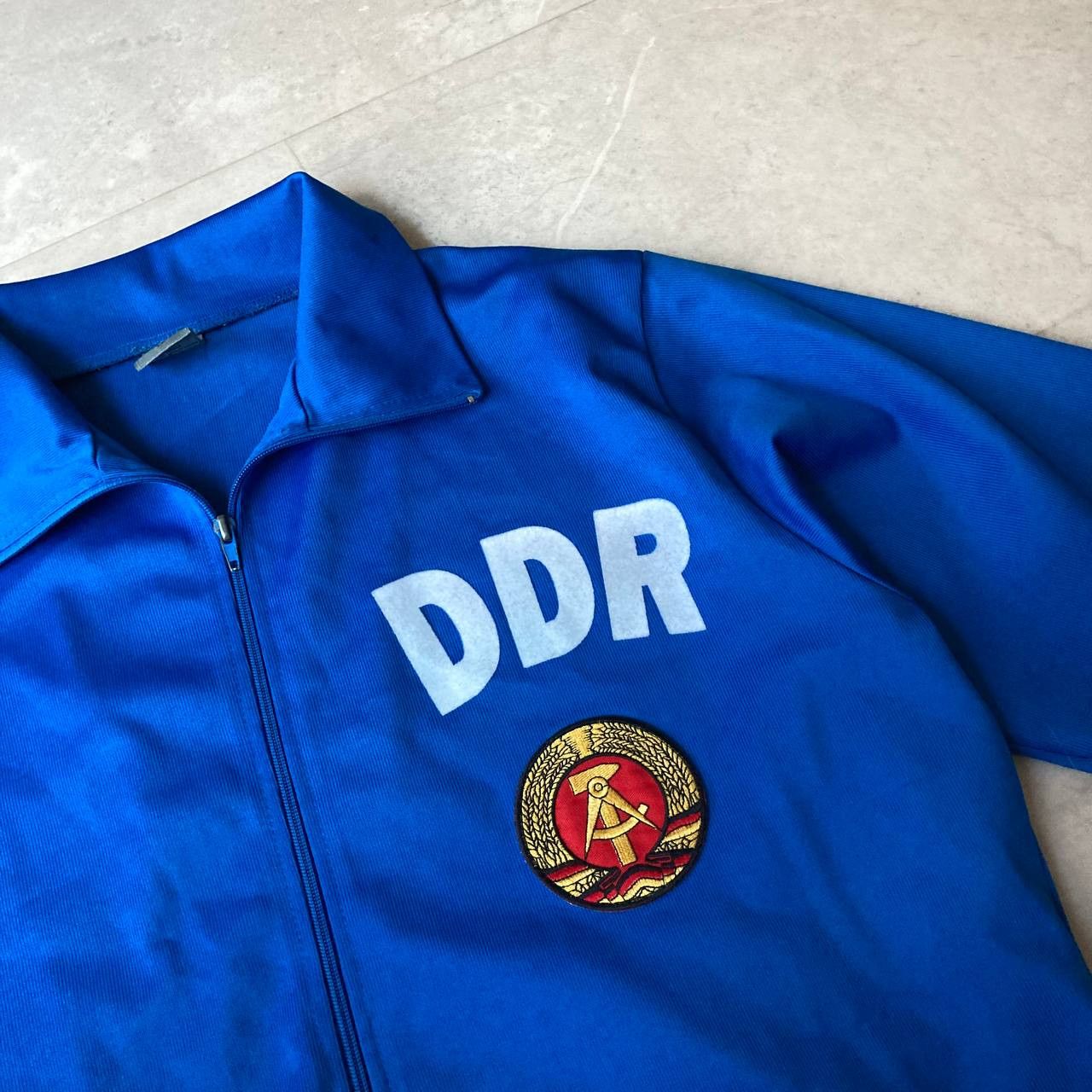 Vintage Vintage East Germany DDR Tracktop Zip Up Jacket Size US XL / EU 56 / 4 - 2 Thumbnail