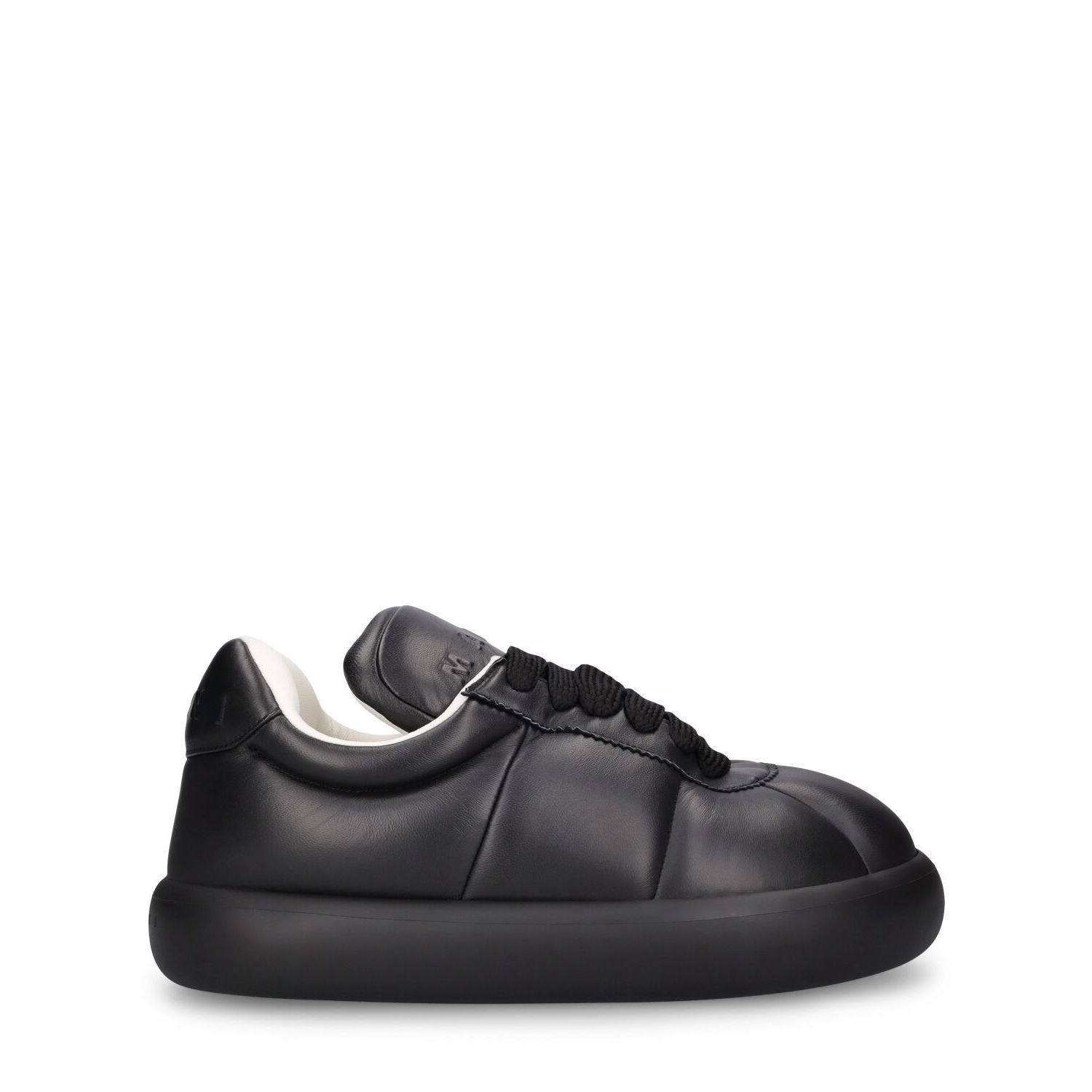 MARNI Chunky Men's Black Leather Low Top Sneakers New (Men's
