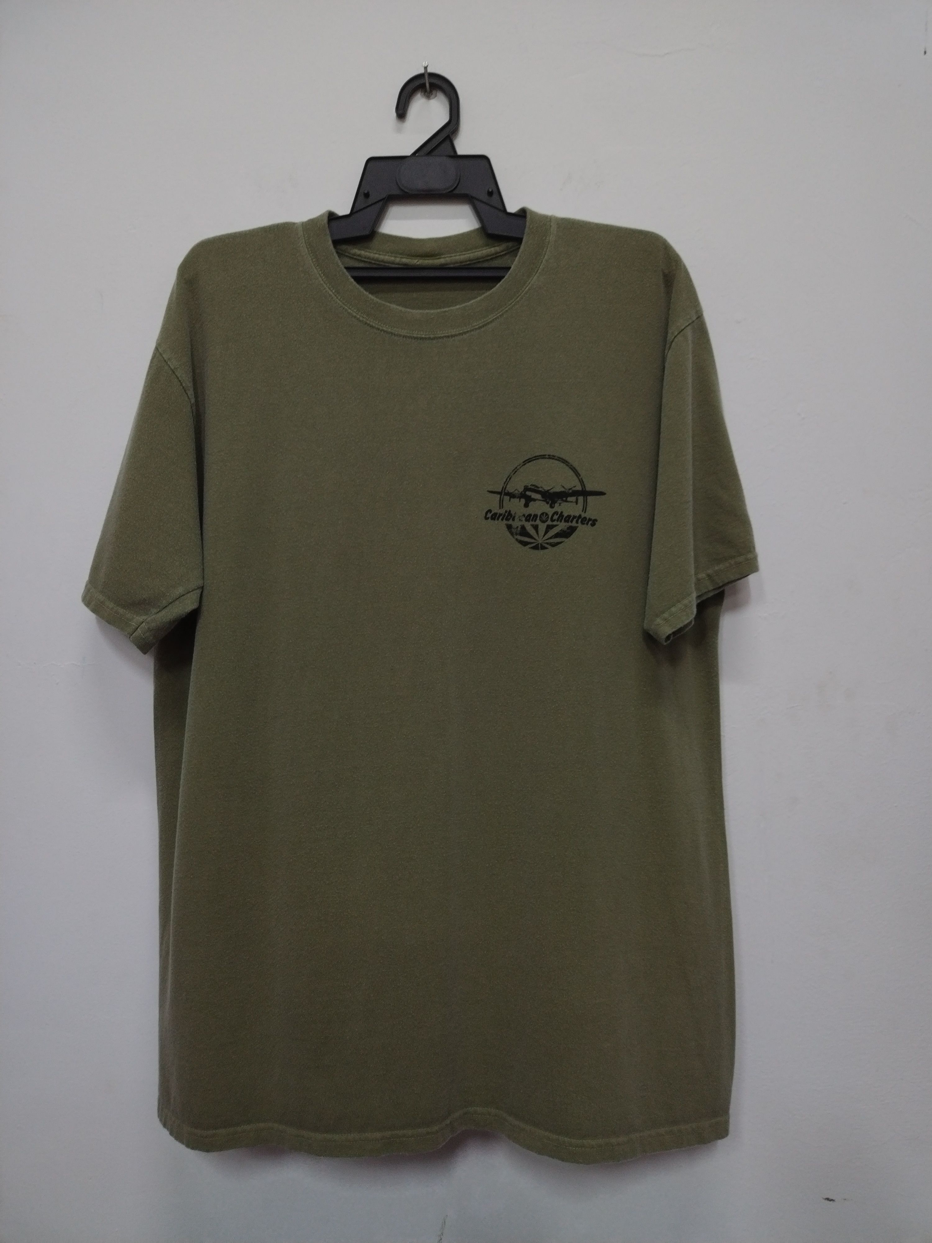 Vintage Vtg Hemp Dyed Crazy Shirt Discontinued airplane series Tee Size US L / EU 52-54 / 3 - 4 Thumbnail