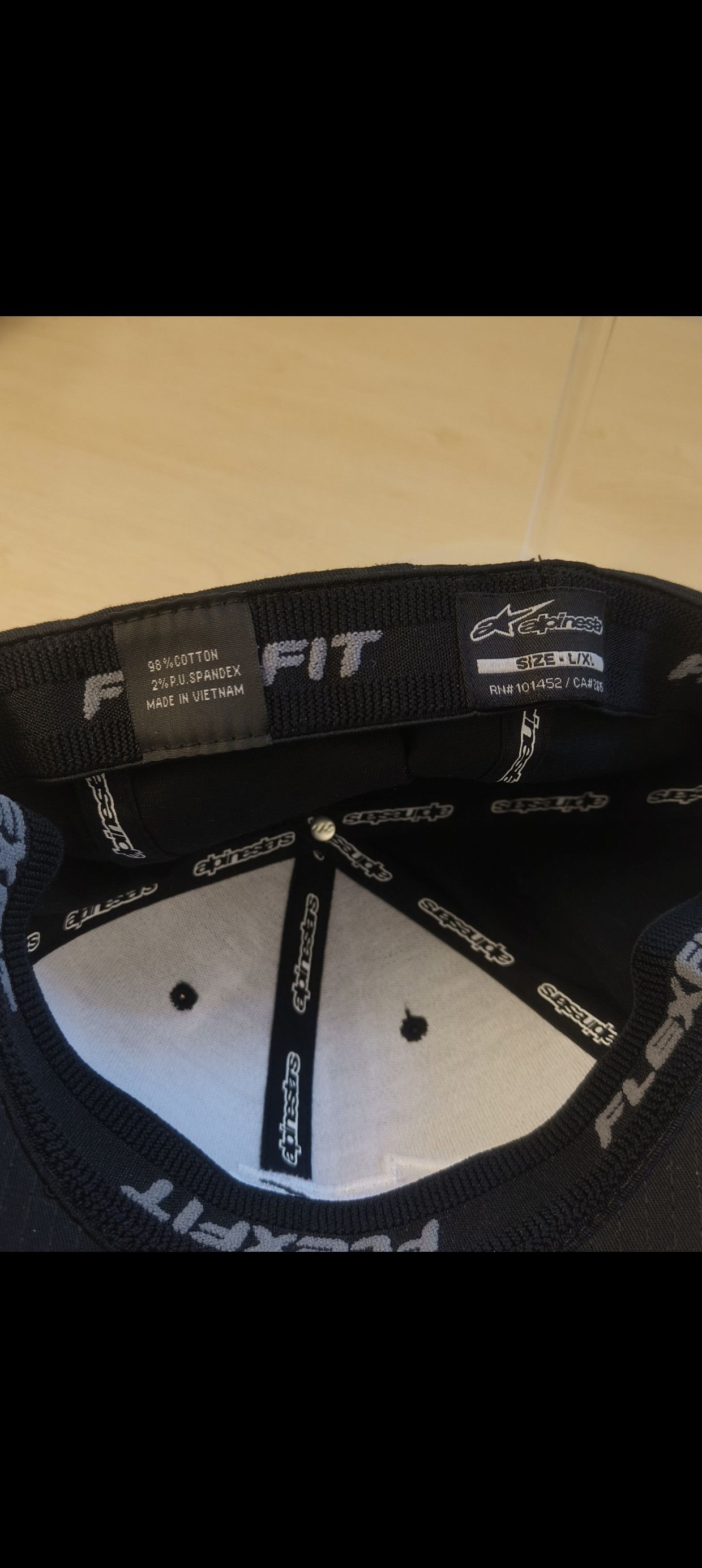 Alpinestars Alpinestars Blaze Flexfit Black/White Cap Size ONE SIZE - 3 Thumbnail