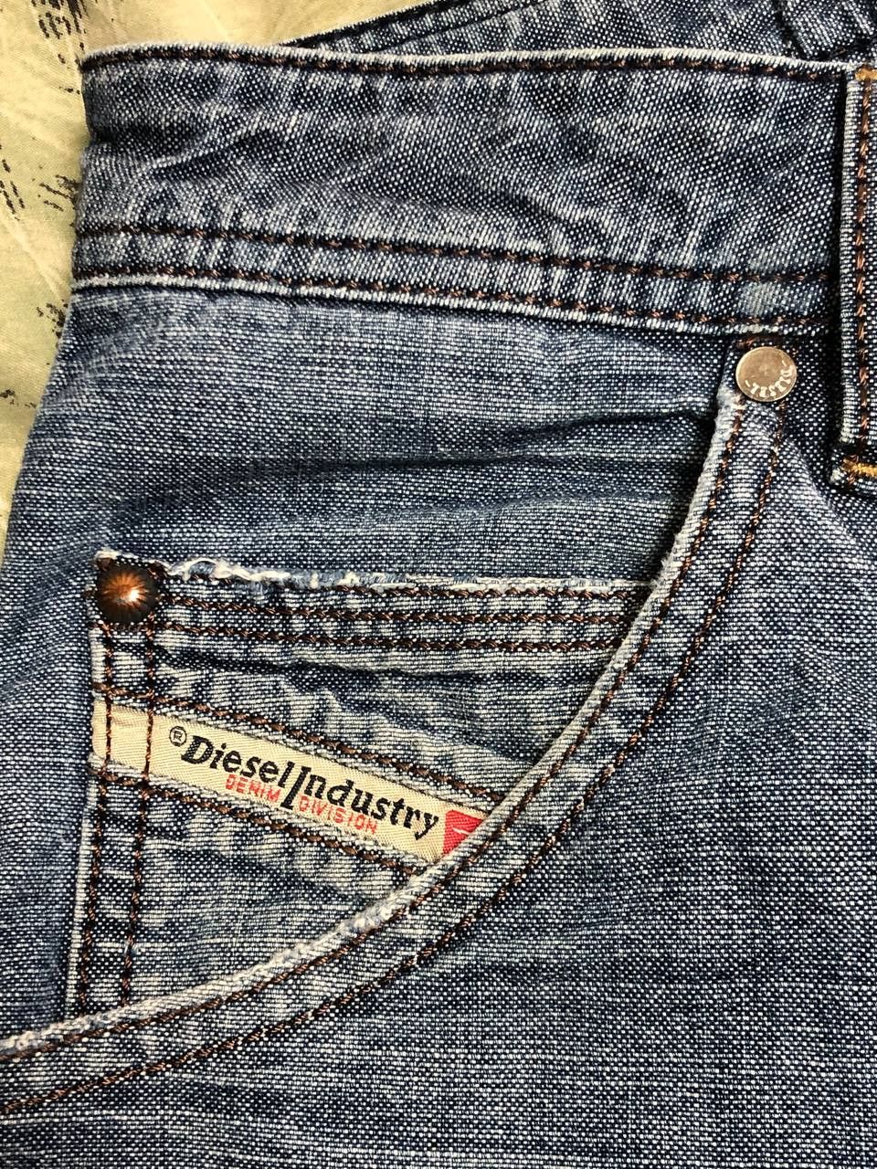 Diesel KROOLEY DIESEL Logo Y2K Jeans Streetwear denim pants Size US 36 / EU 52 - 3 Thumbnail