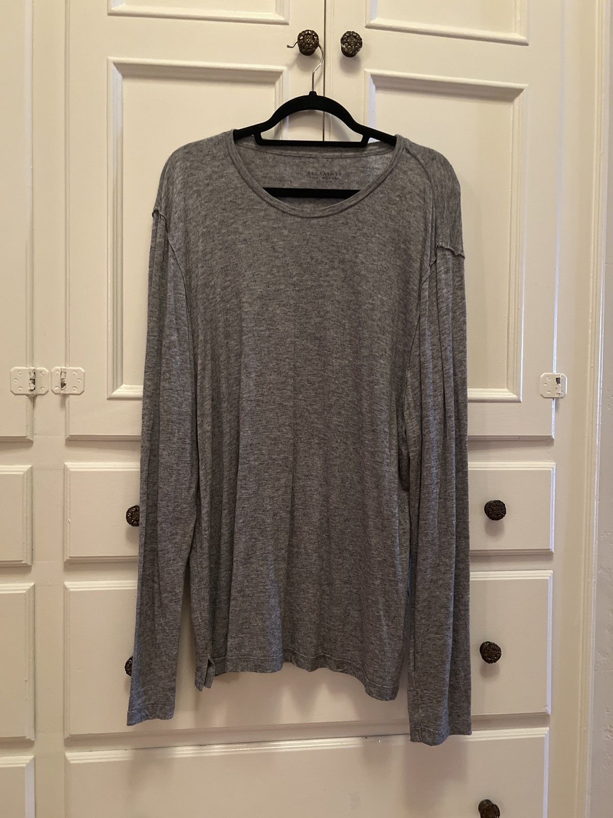 Allsaints AllSaints Long Sleeve T-Shirt Size US XL / EU 56 / 4 - 1 Thumbnail