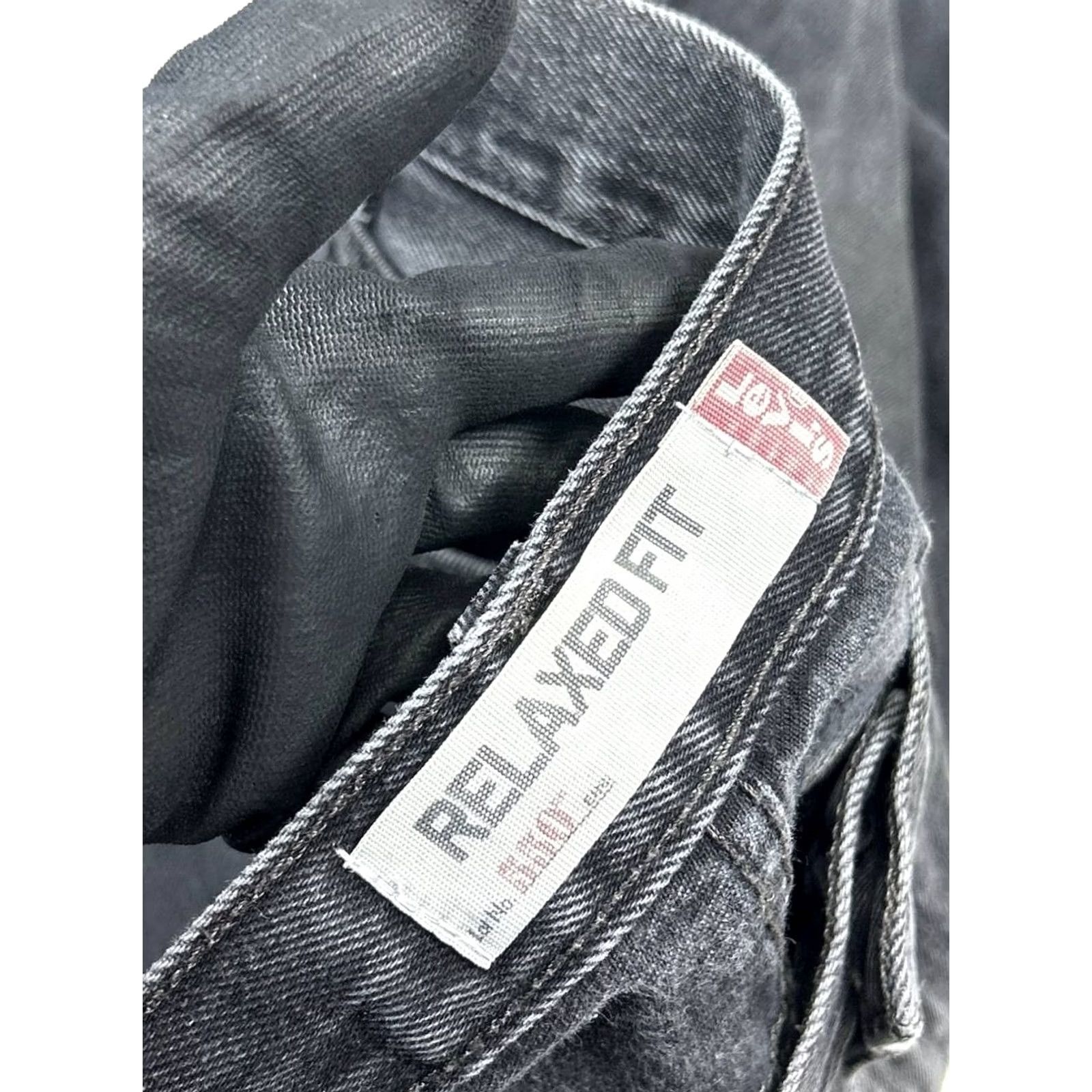 Levi's Levi's 505 Jeans Straight Denim Cotton Dark Wash Gray Mens 34x32 Reg Button Zip 5-Pocket Size US 34 / EU 50 - 3 Thumbnail