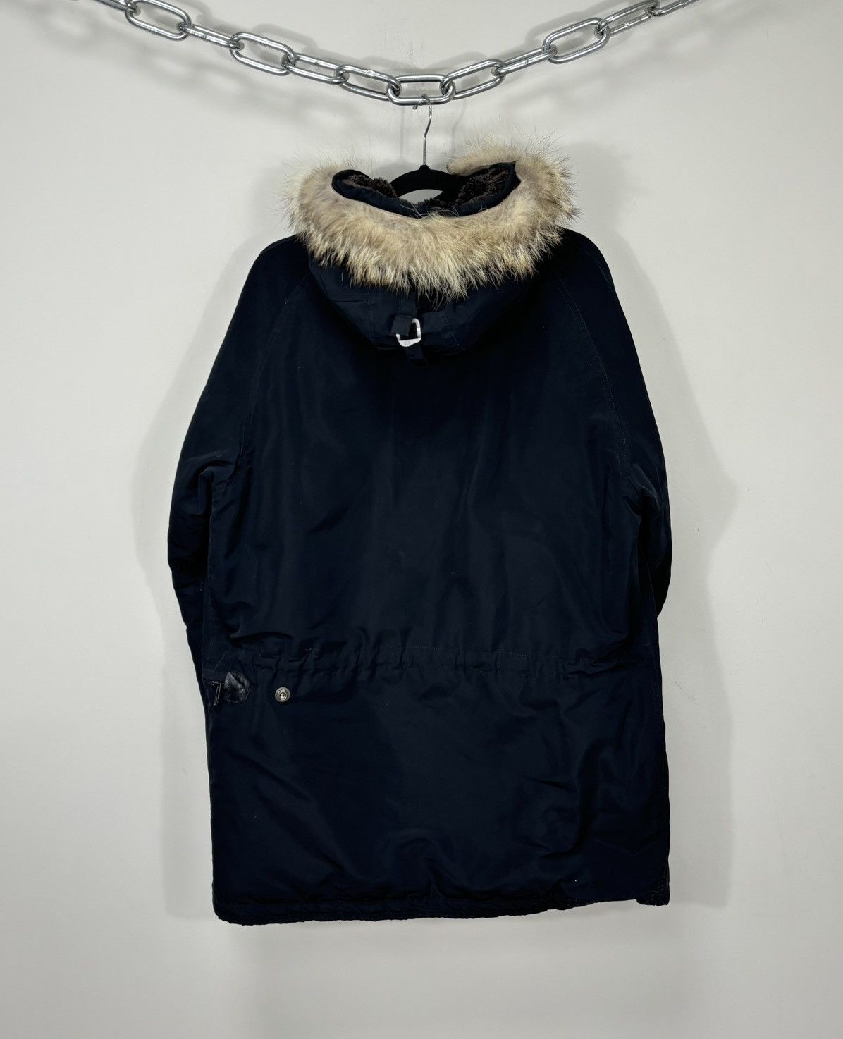 Parajumpers Parajumpers Flea Market Navy Fur Down Puffer Jacket Parka Size US L / EU 52-54 / 3 - 3 Thumbnail