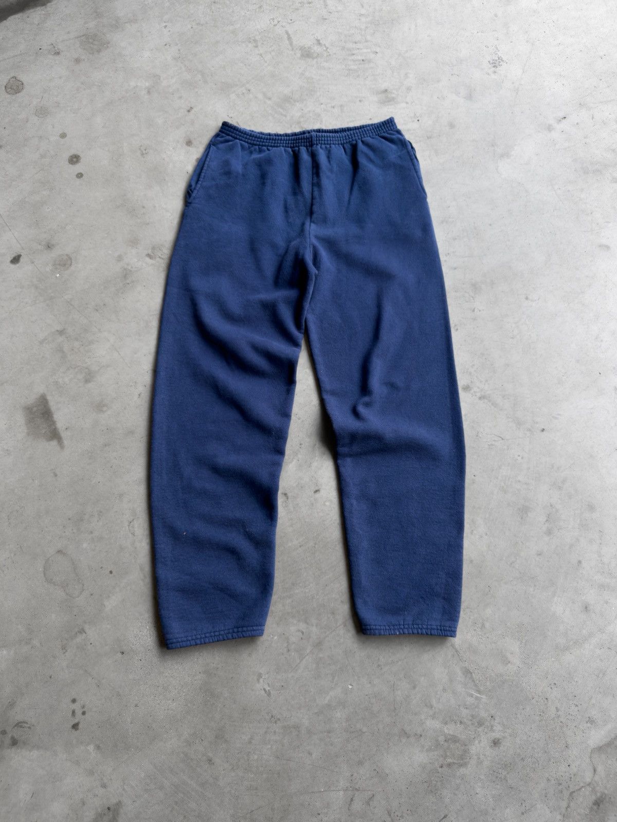 Hanes Y2K Faded Navy Blue Sweatpants - S Size 27" / US 4 / IT 40 - 1 Thumbnail