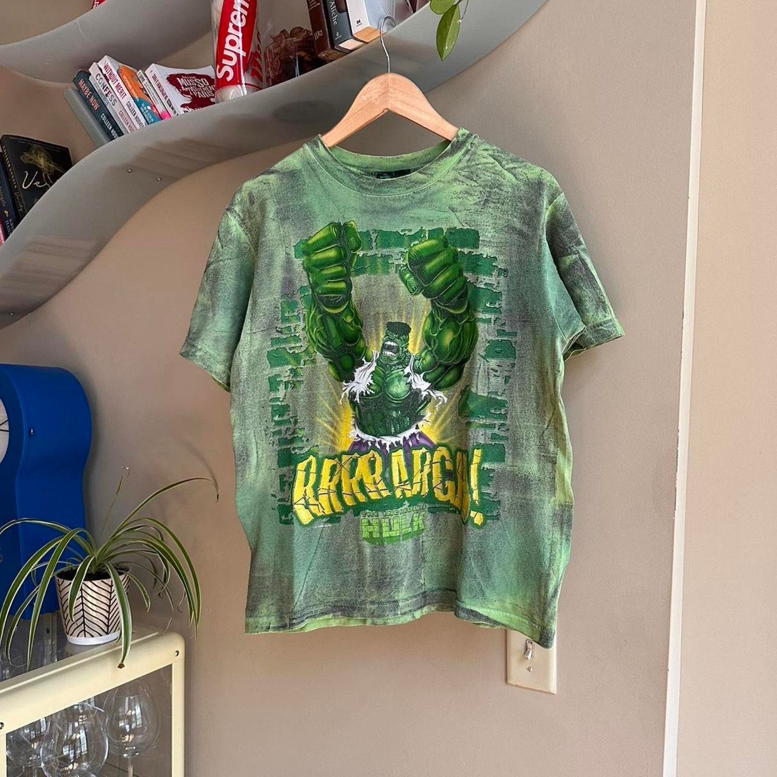 Marvel Comics × Vintage Vintage 2002 The Incredible Hulk Shirt Size US S / EU 44-46 / 1 - 1 Thumbnail