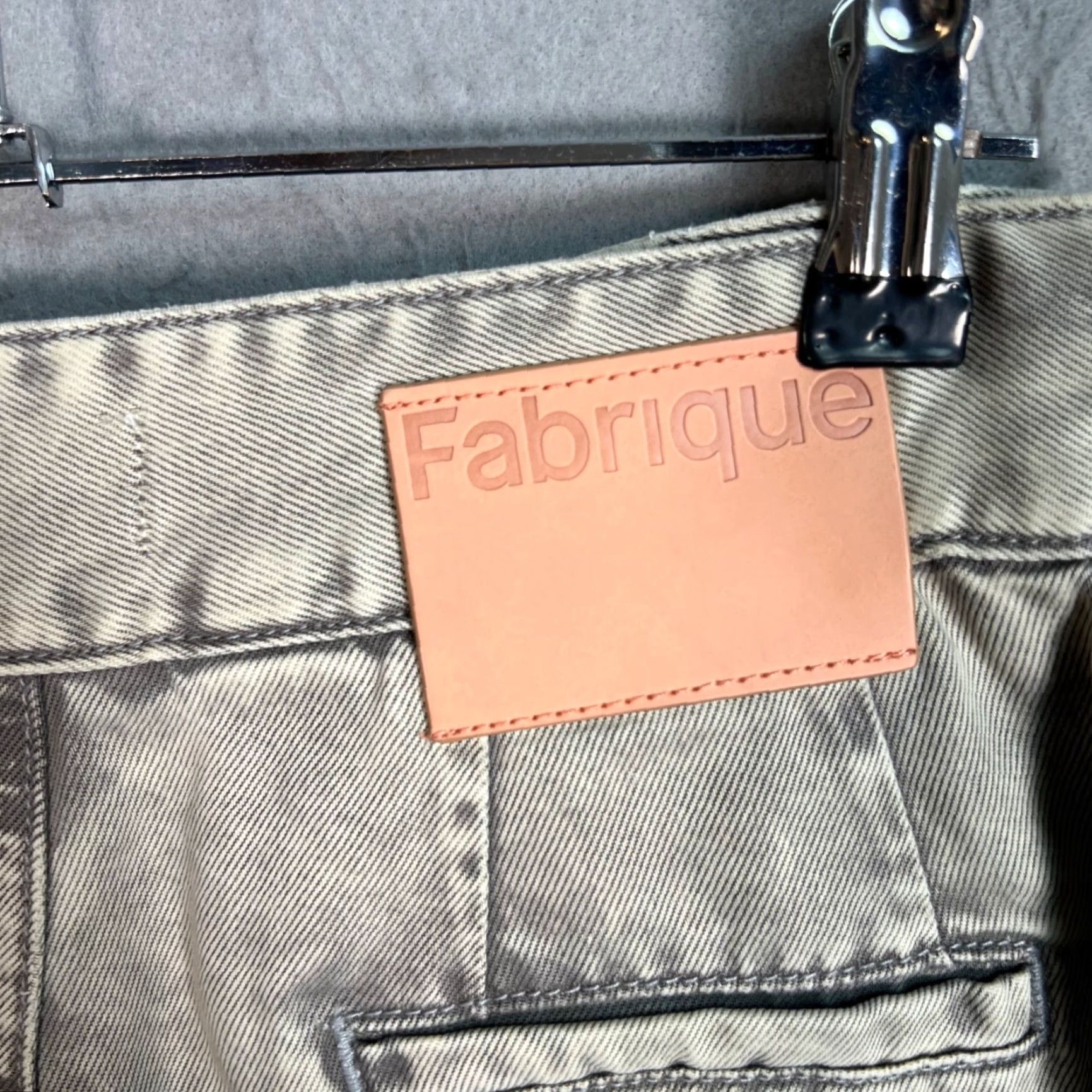 Vintage Fabrique Cargo Pants Womens XS Grey High-Waisted Lightweight Lyocell Wide-Leg Pant Size 26" / US 2 / IT 38 - 3 Thumbnail