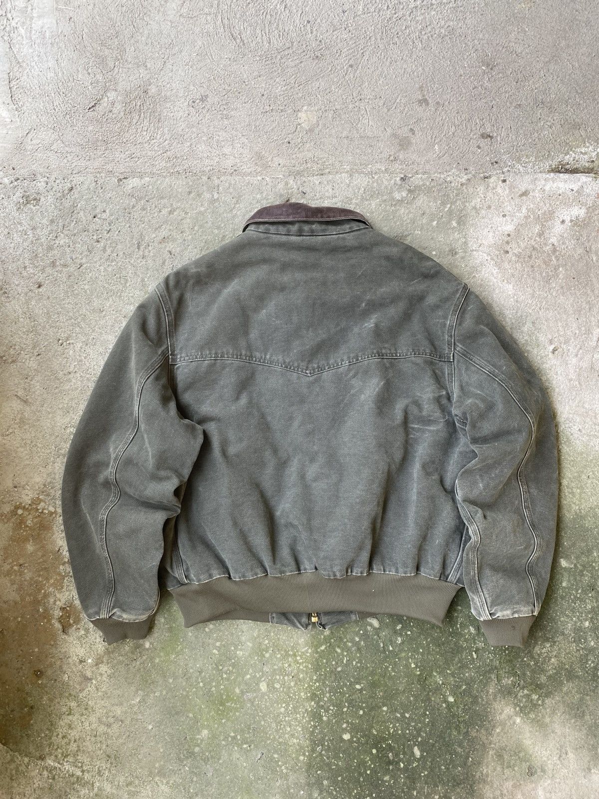 Carhartt SOLD OUT Vintage Carhartt Santa Fe Mos Green Big Patch Size US XL / EU 56 / 4 - 4 Thumbnail