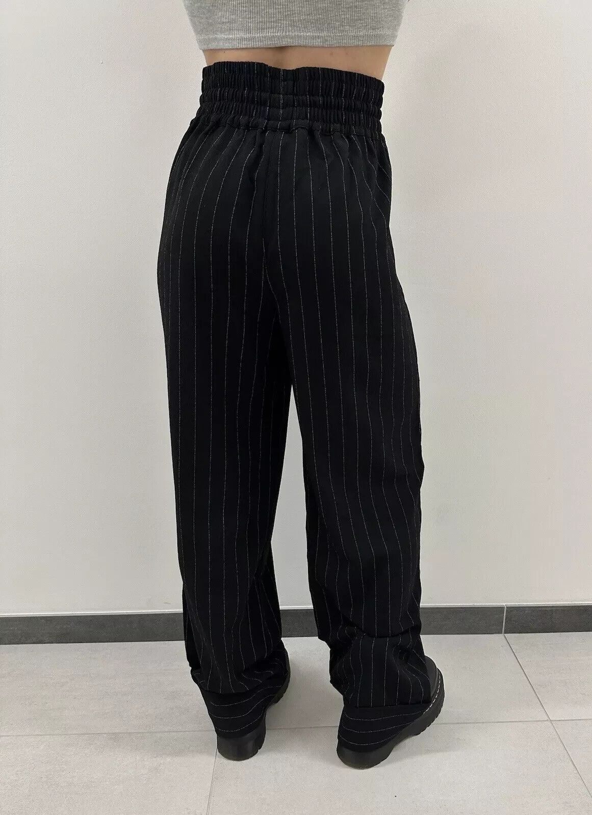 Ganni Ganni Trousers Stripped Polyester Womens Pants Size 36 Size 25" / US 0 / IT 36 - 7 Thumbnail