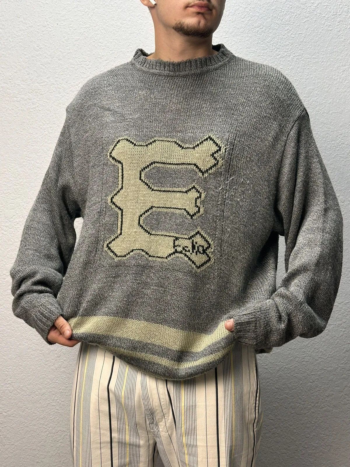 M+Rc Noir Vintage Sweater Ecko Y2K Distressed Ifsixwasnine Streetwear Size US XL / EU 56 / 4 - 1 Thumbnail