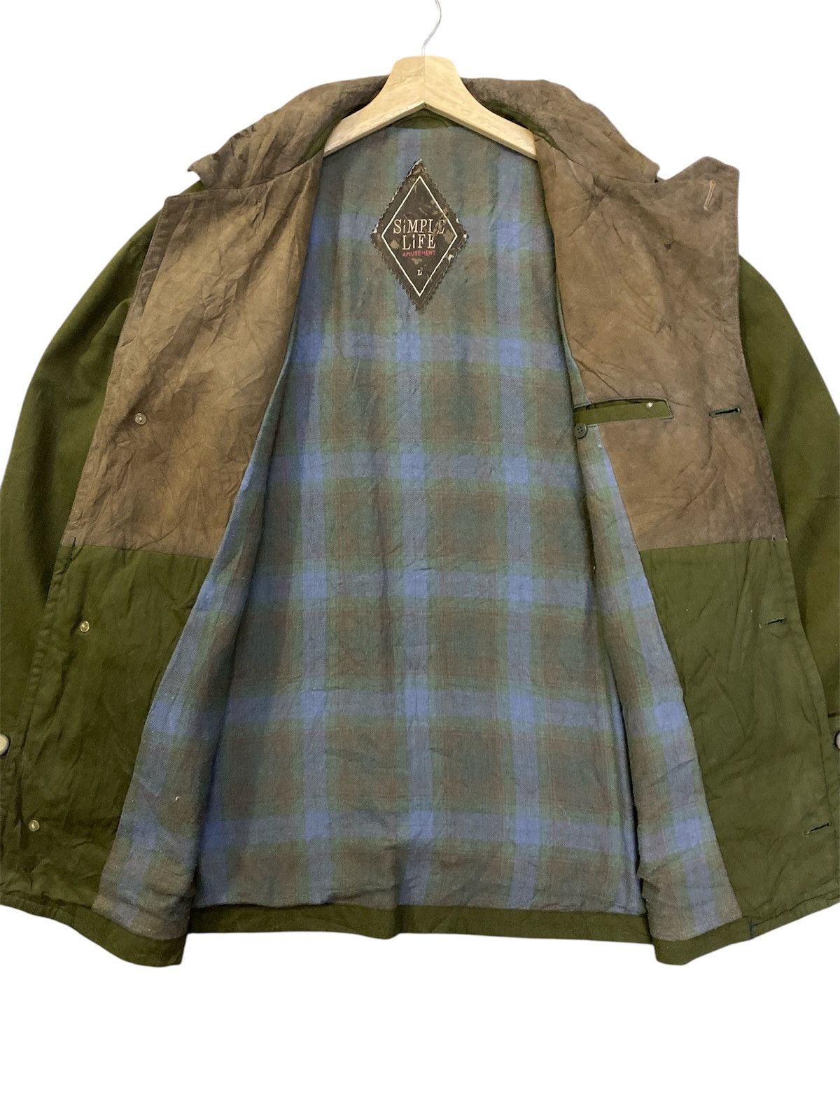 Japanese Brand × Vintage Vintage Japanese Brand Simple Life Herringbone Jacket Size US L / EU 52-54 / 3 - 7 Thumbnail