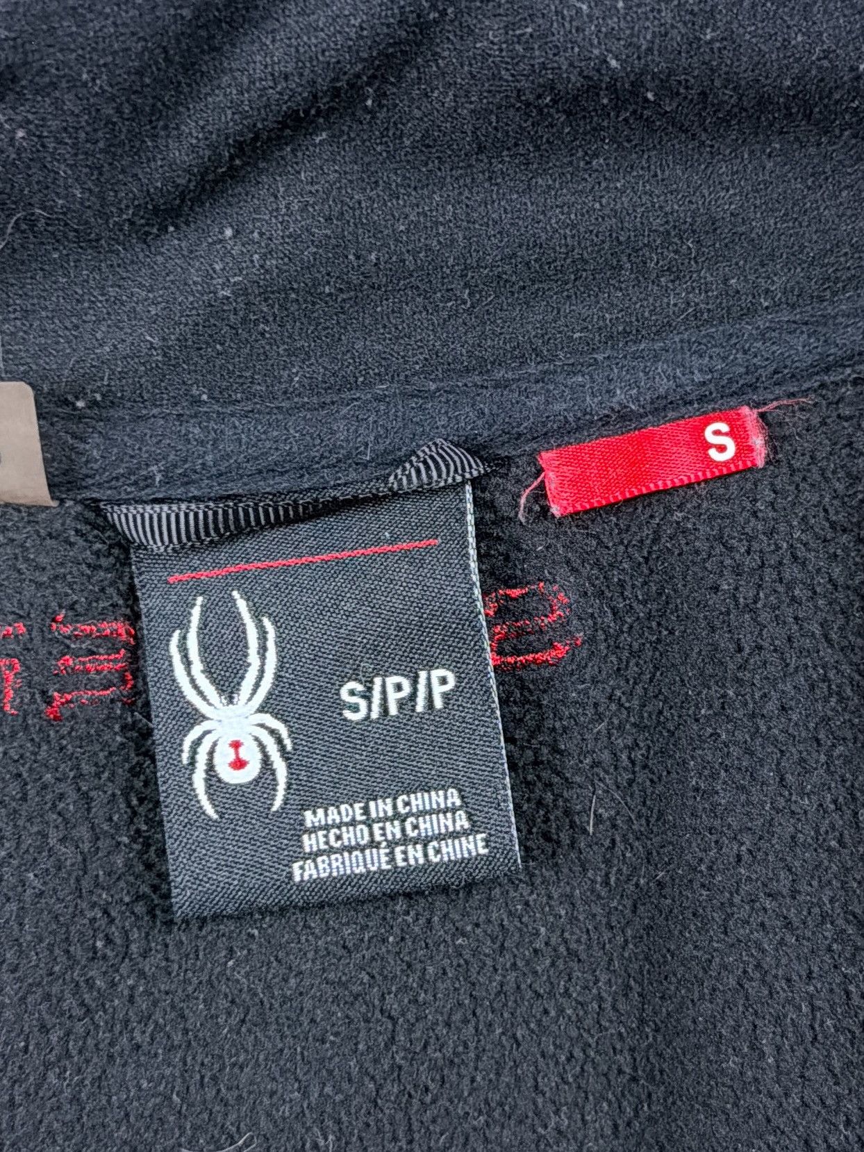 Spyder Spyder 1/3 Zip Up Embroidered Logo Black Fleece Size US S / EU 44-46 / 1 - 3 Thumbnail