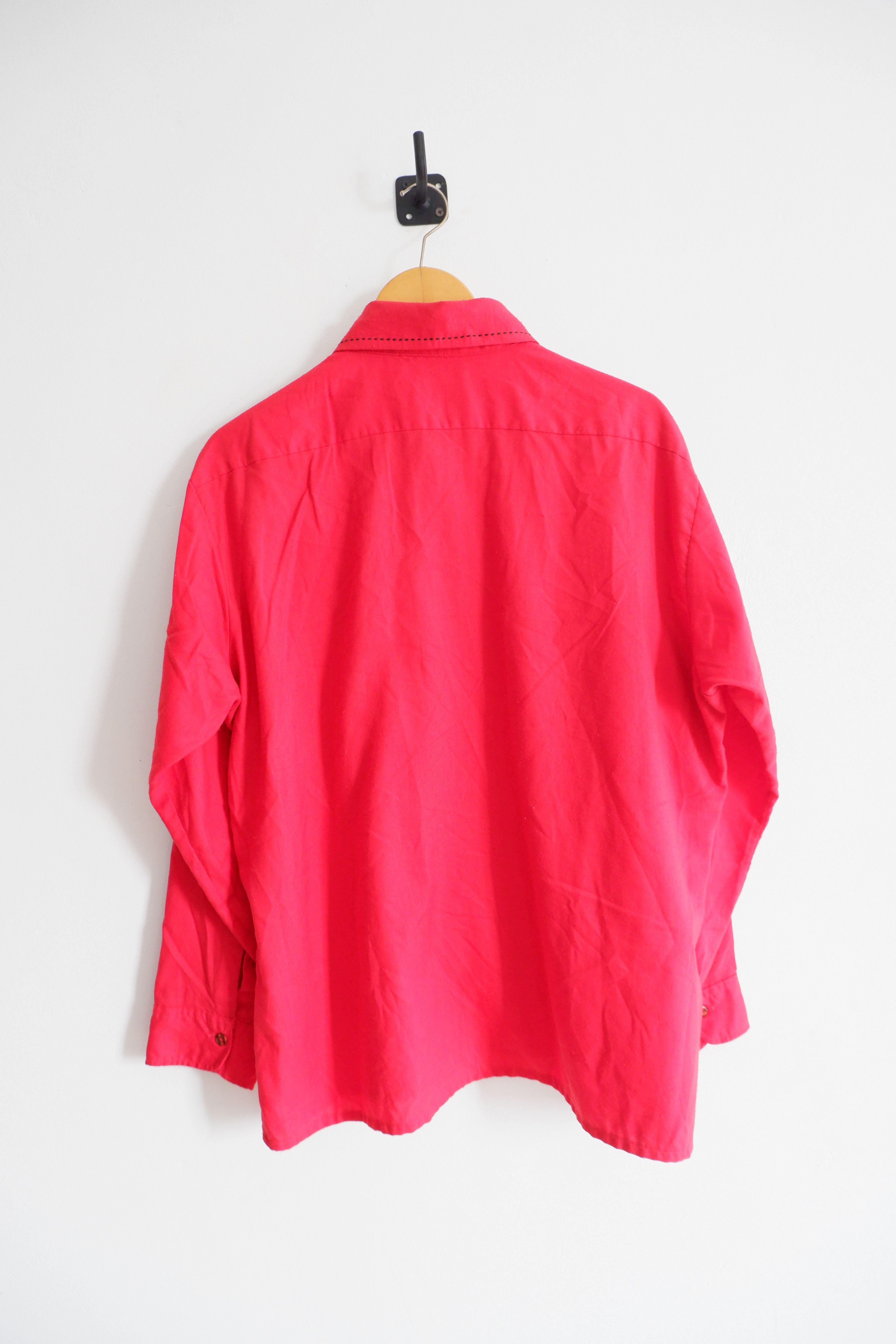 Vintage Vintage 80s ARROW Canada Rockabilly Shirt Size US XL / EU 56 / 4 - 2 Thumbnail