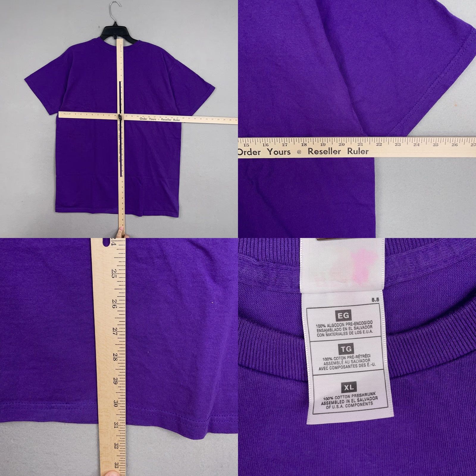 Fruit Of The Loom VINTAGE Kentucky Derby Mens XL Purple 125th Churchill Downs Racing 90s T-Shirt Size US XL / EU 56 / 4 - 8 Thumbnail