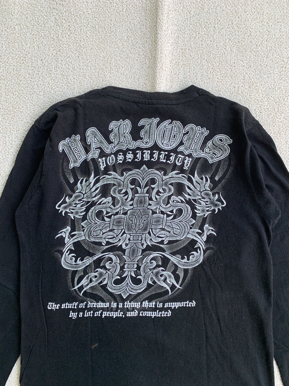 Beauty Beast × If Six Was Nine × Japanese Brand Bay Leaf Poem Longsleeve Y2k style Size US M / EU 48-50 / 2 - 4 Thumbnail