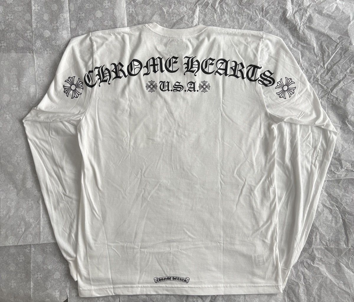 Chrome Hearts × Vintage Vintage Chrome Hearts Scroll Logo Long