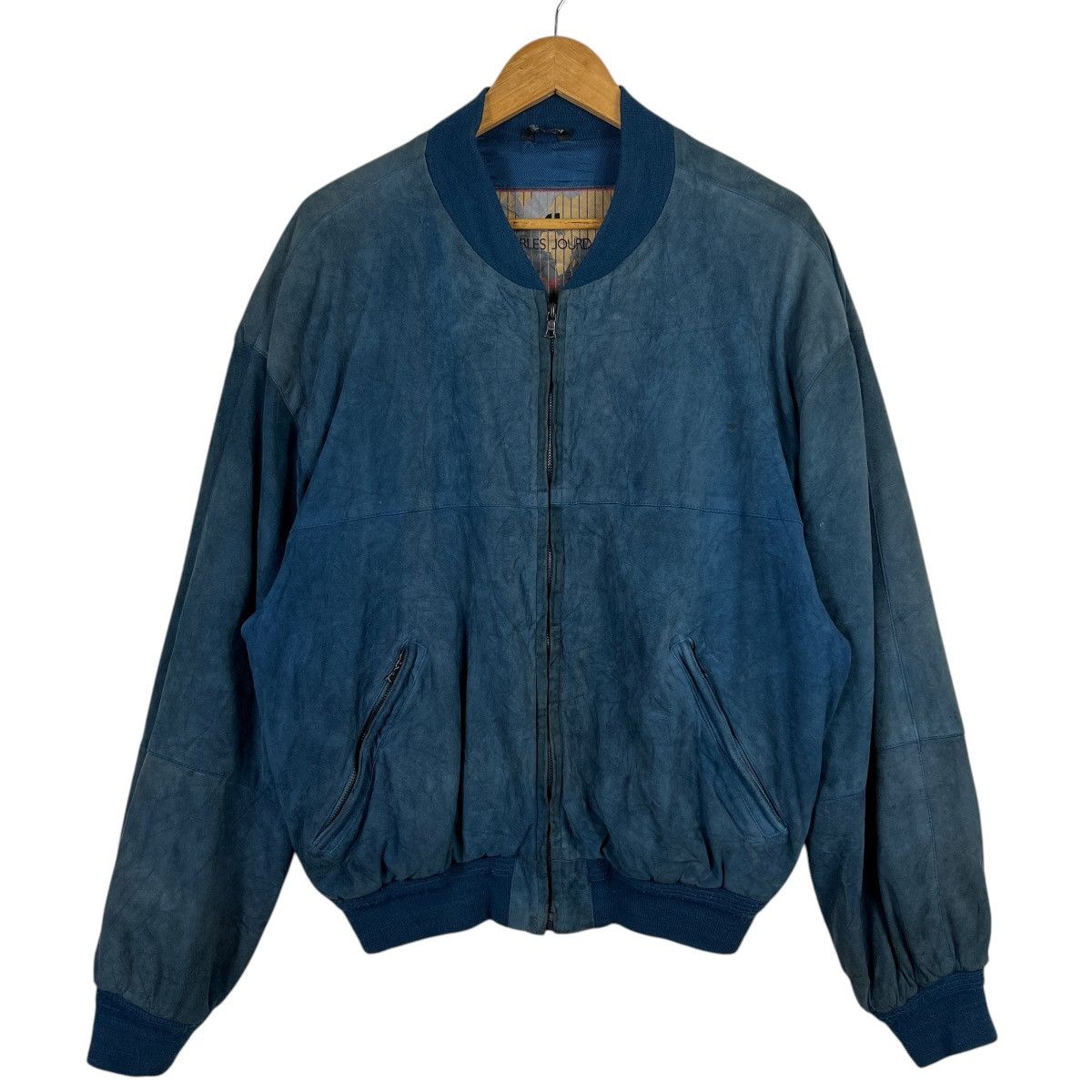 Charles Jourdan 💥 VINTAGE CHARLES JOURDAN ROUND THE WOLRD LEATHER JACKET Size US L / EU 52-54 / 3 - 3 Thumbnail