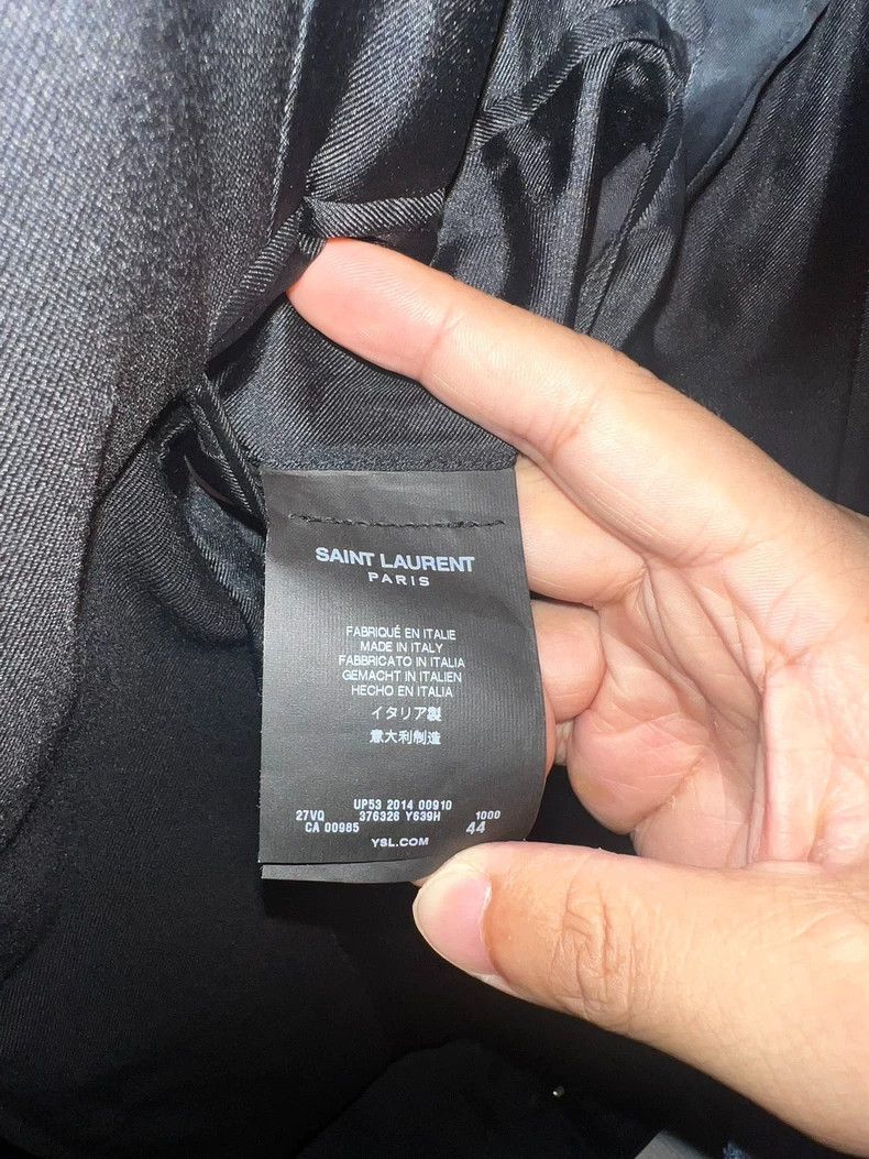 Saint Laurent Paris Saint laurent paris 15ss catwalk velvet gold thread embroid Size 44R - 3 Thumbnail