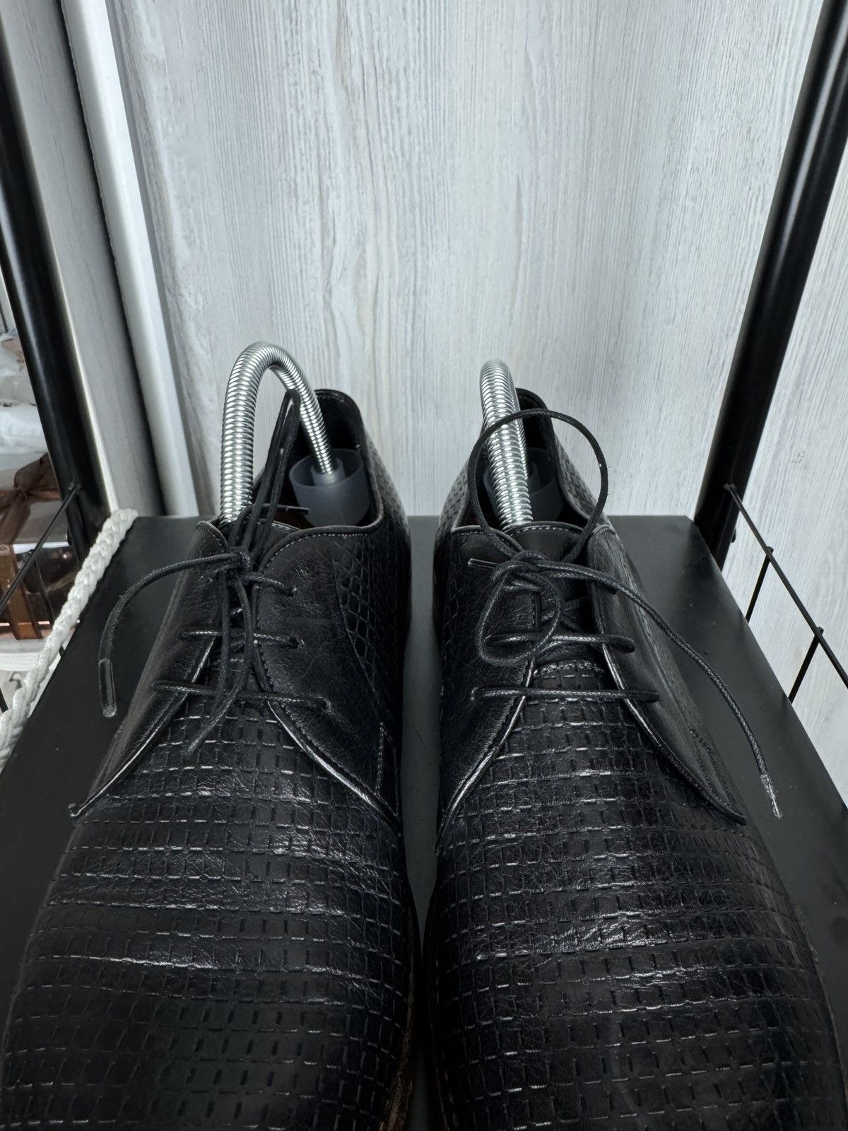 Other Camerlengo Perforated black leather derby Italy men’s shoes Size US 10 / EU 43 - 10 Thumbnail