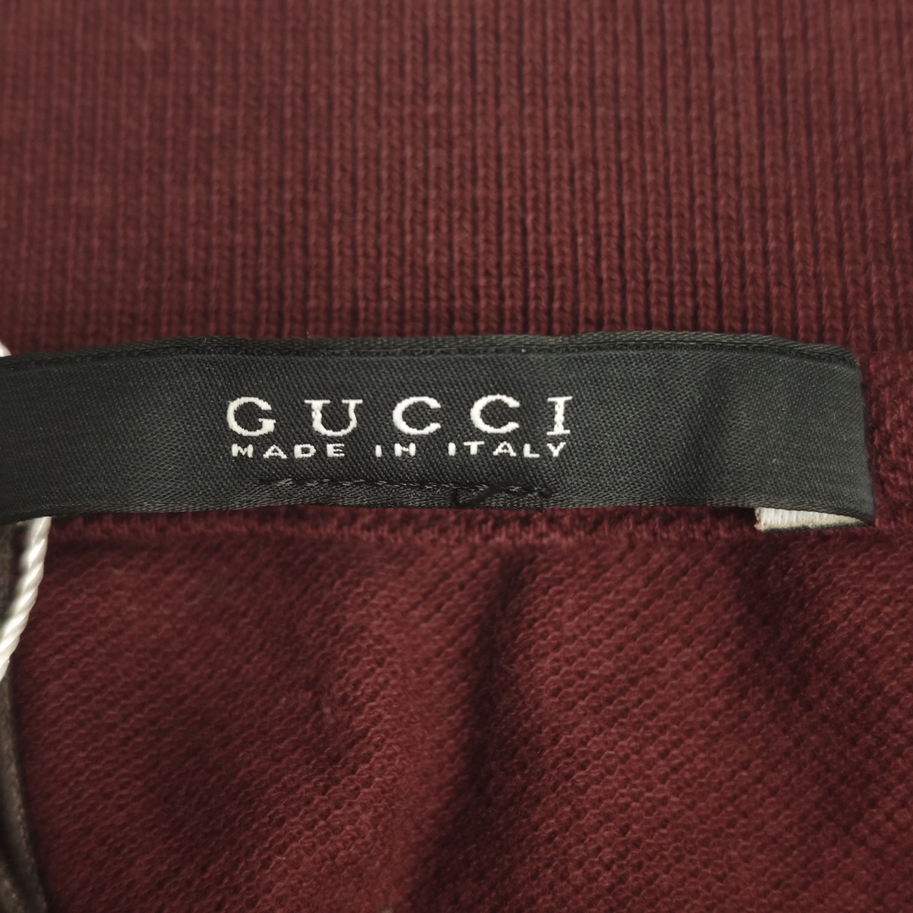 Gucci Gucci shoulder line vertical stripe short sleeve POLO Nexta Size US XXL / EU 58 / 5 - 4 Thumbnail