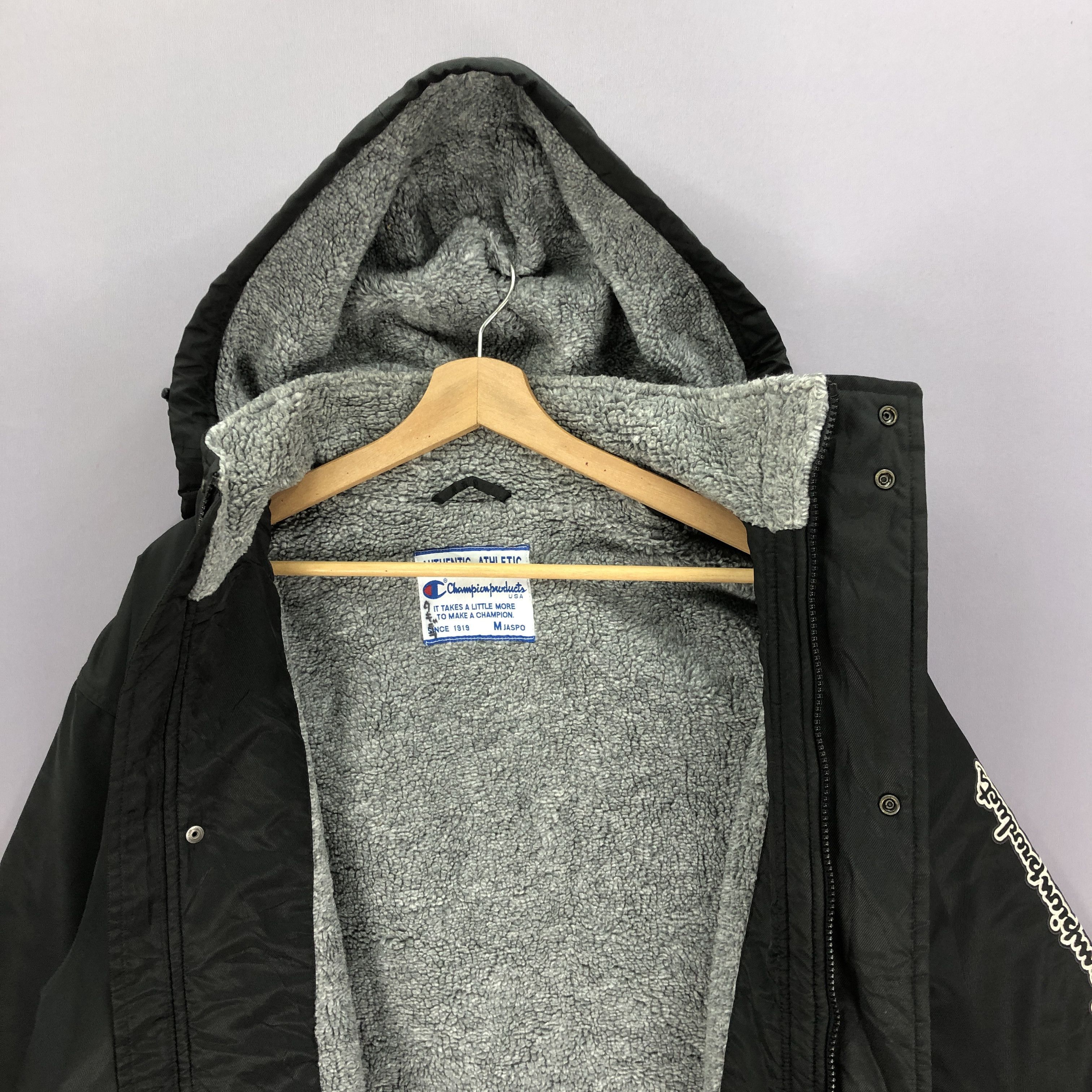 Champion × Vintage Vintage Champion Long Coat Coach Jacket Sherpa Lining Size US XL / EU 56 / 4 - 9 Thumbnail