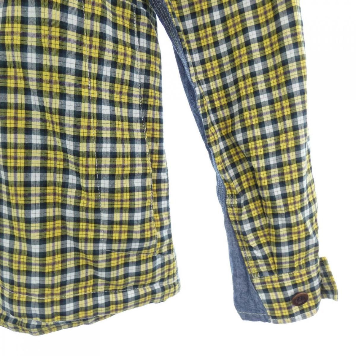Junya Watanabe Jacket Switching Check Cotton Parka Multicolor Size US XS / EU 42 / 0 - 6 Thumbnail