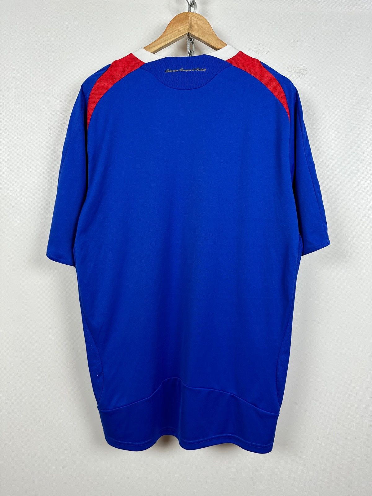 Adidas 2008 Vintage Adidas France National Team Home Soccer Jersey Size US XL / EU 56 / 4 - 2 Thumbnail