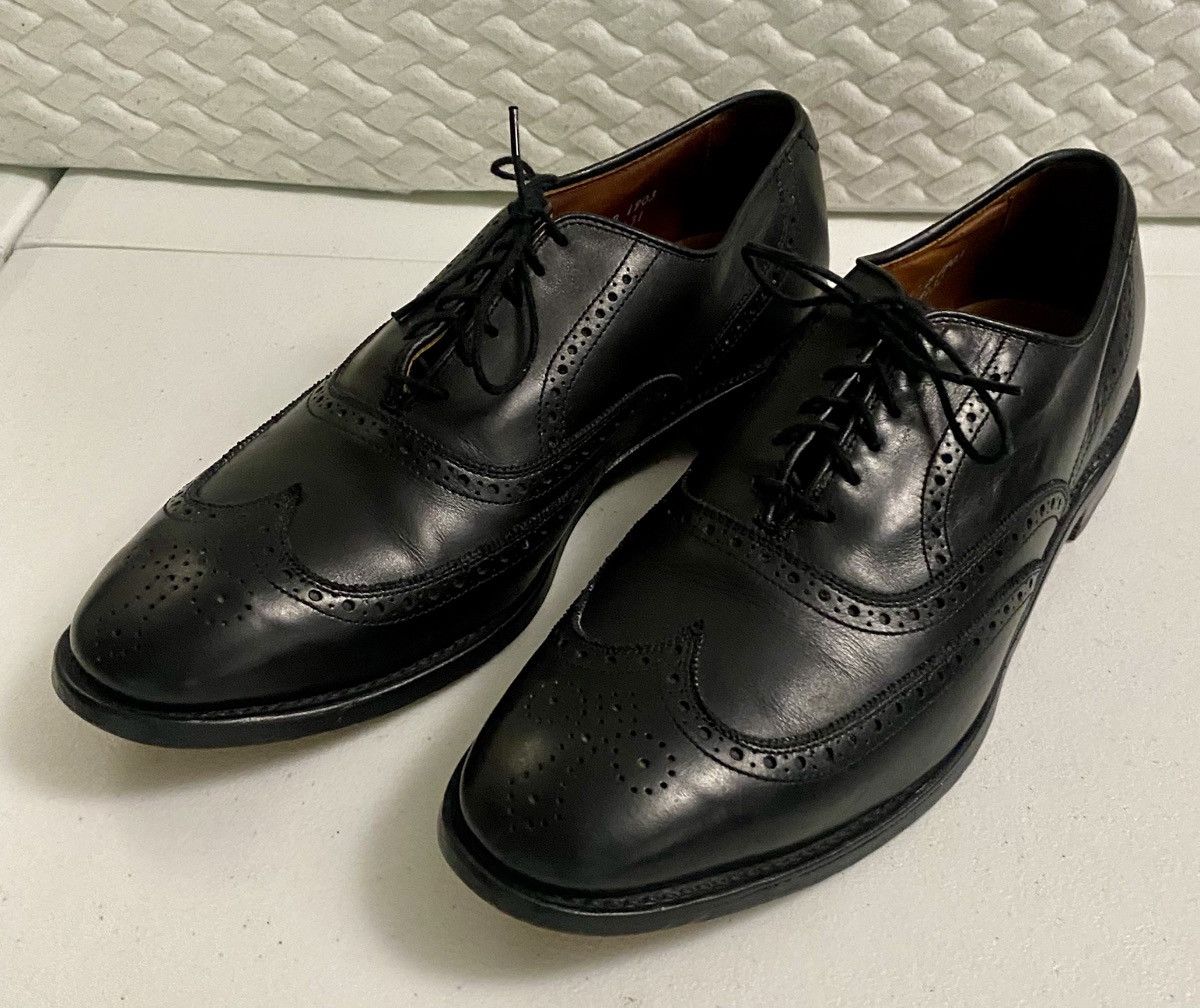 Allen Edmonds Allen Edmonds Chester 1903 Black Leather Wingtip Oxford 10 D Size US 10 / EU 43 - 11 Thumbnail