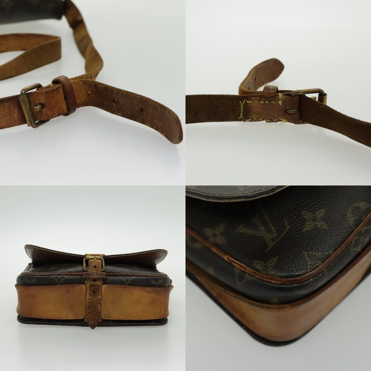 Louis Vuitton LOUIS VUITTON Monogram Cartouchiere MM Shoulder Bag M51253 Size ONE SIZE - 10 Thumbnail