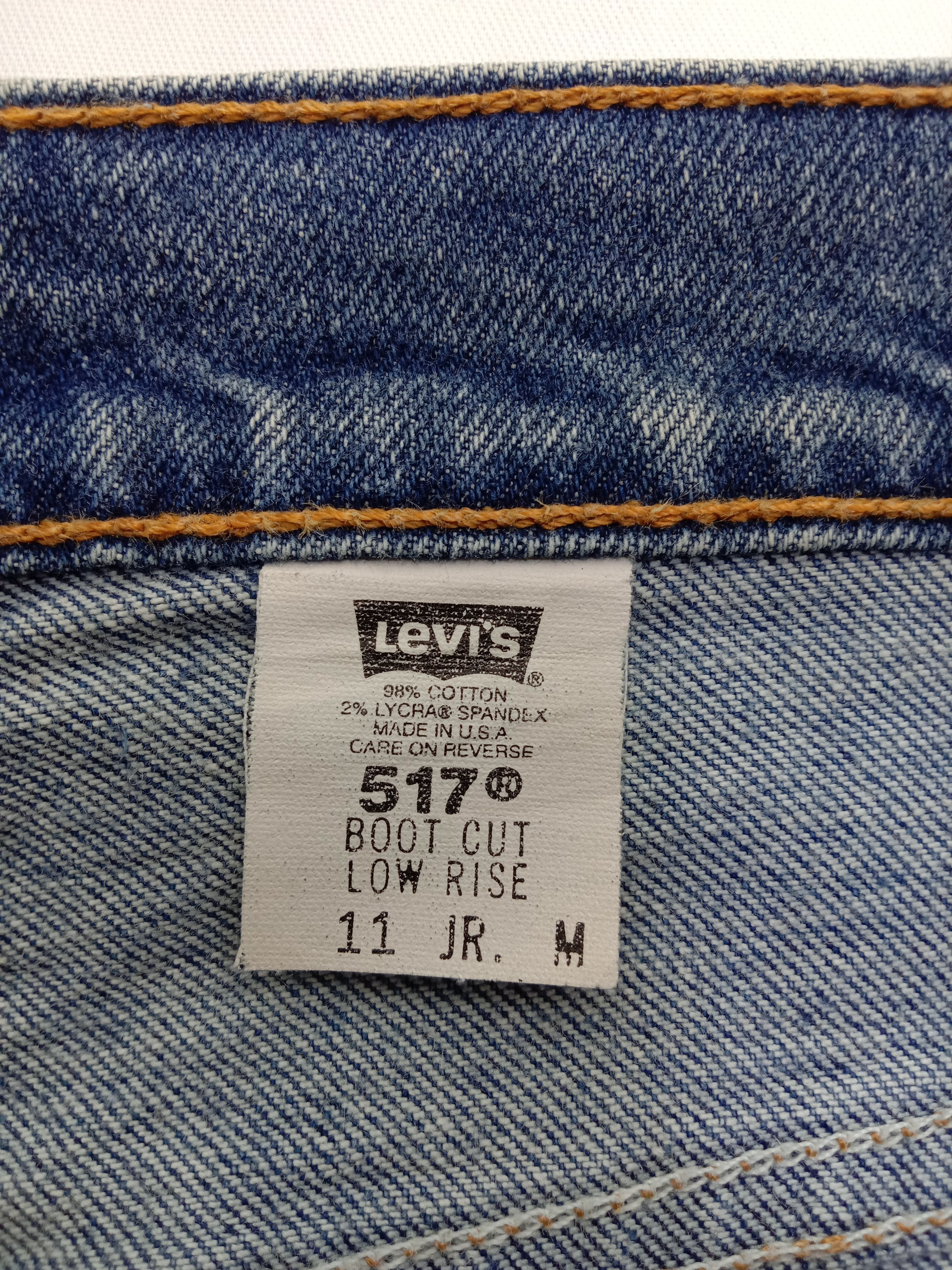 Levi's Vintage 90s Levi's 517 Flare Jeans Blue Wash Denim Size 32" / US 10 / IT 46 - 14 Thumbnail