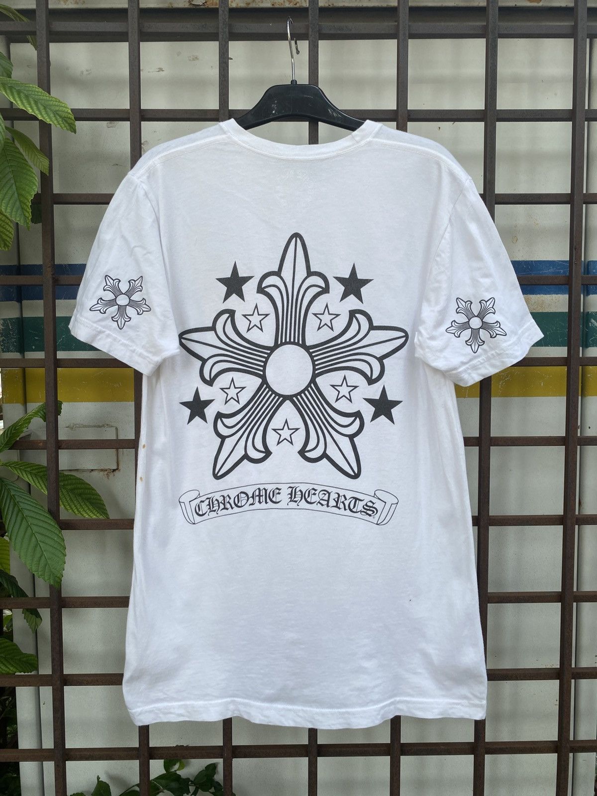 Chrome Hearts Chrome Hearts Star Cross Scroll T Shirt Size US M / EU 48-50 / 2 - 1 Thumbnail