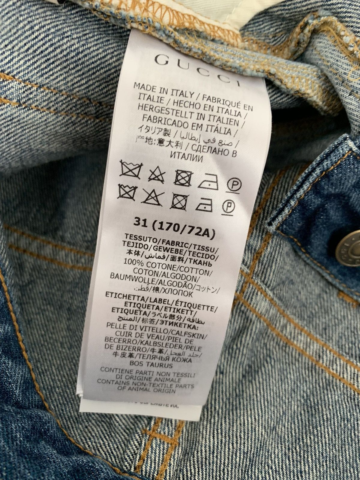 Gucci Gucci Denim Shorts Retail Price €580 Size 31" - 10 Thumbnail