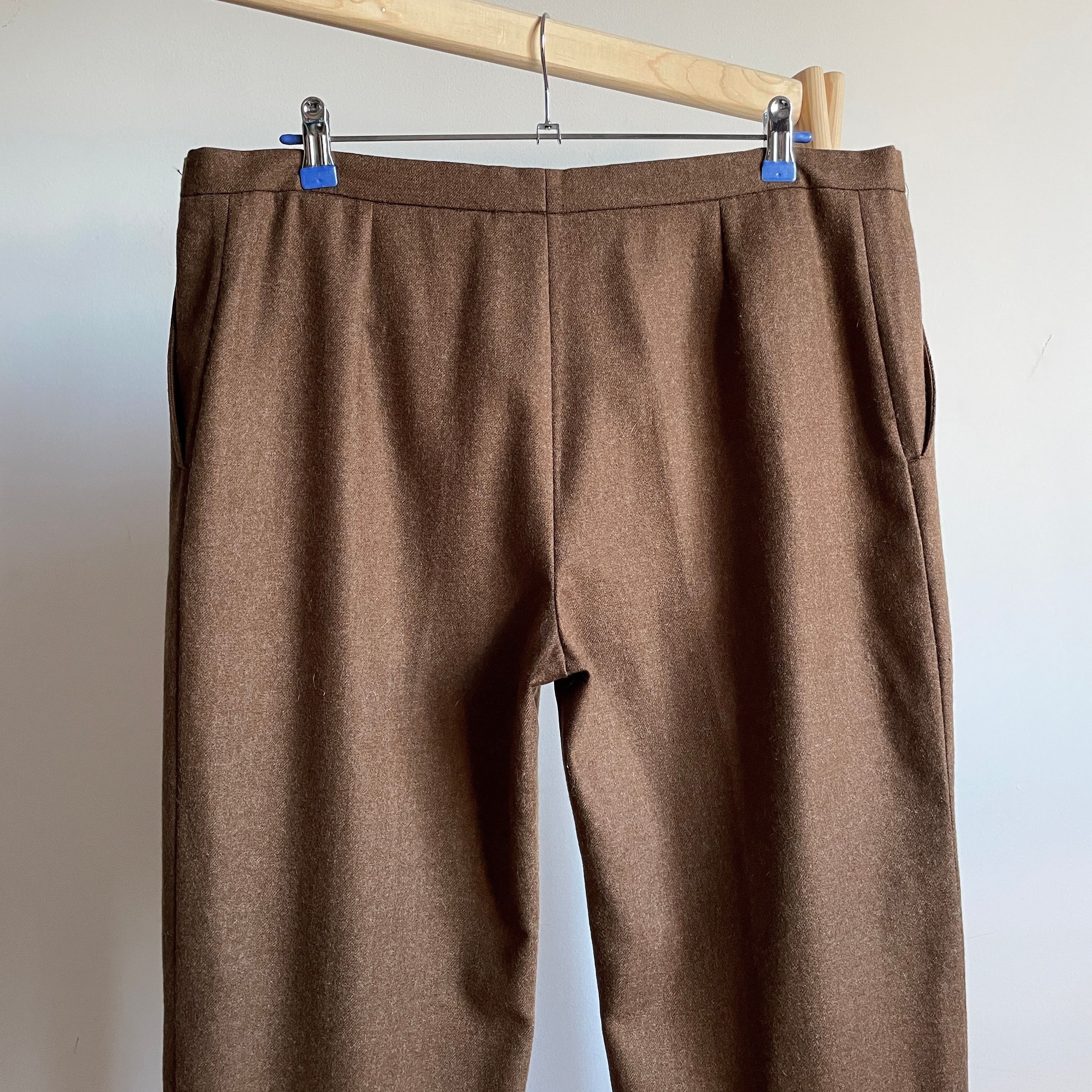 Celine Celine Paris Soria Womens Vintage 80's Wool Trousers Size 38 Size 38" / US 16 / IT 52 - 4 Thumbnail