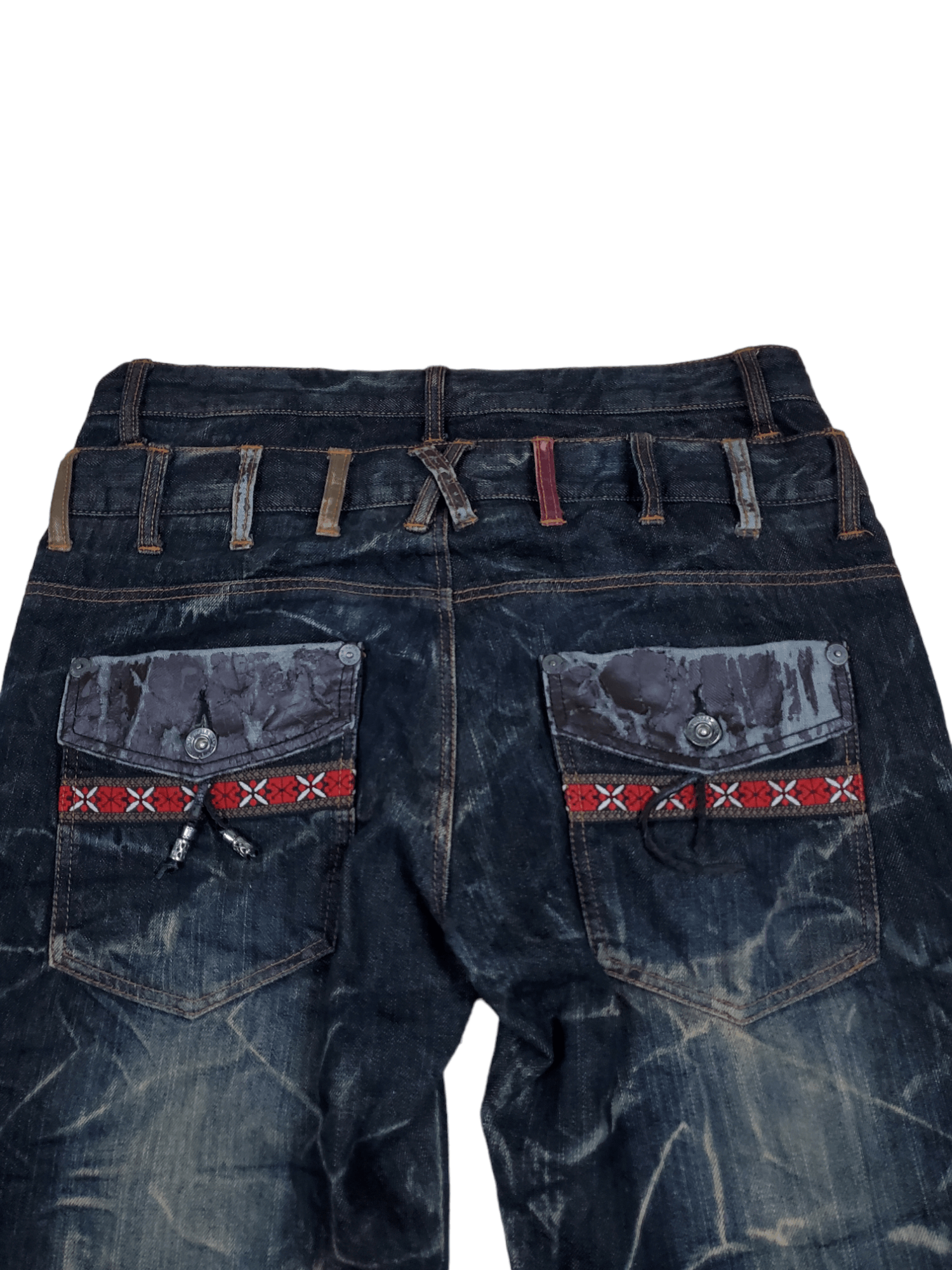 Japanese Brand 🔥Denim Double Waist Flared Japan Brand🔥 Size US 34 / EU 50 - 6 Thumbnail