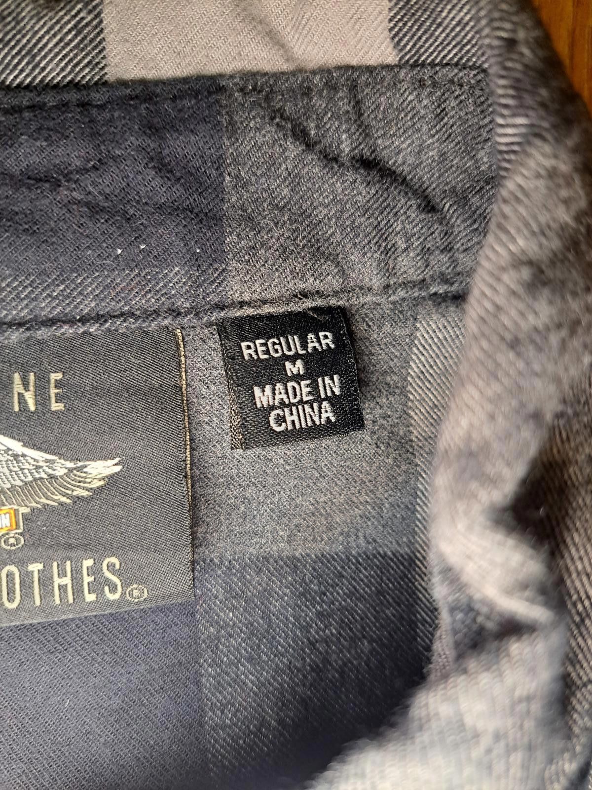 Harley Davidson Harley Davidson Flannel Shirt Mens Medium Gray Check Cotton Size US M / EU 48-50 / 2 - 5 Thumbnail