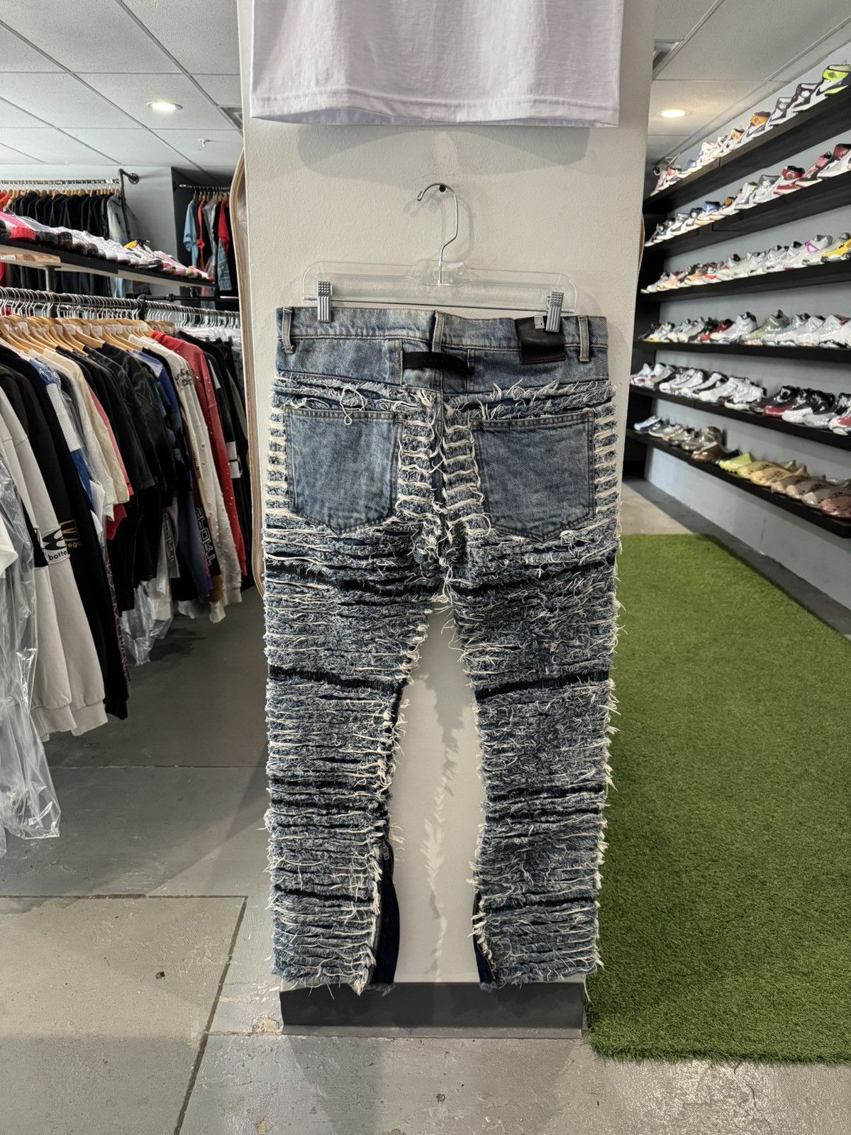 Alyx Alyx X Blackmeans Frayed Denim Jeans Size US 32 / EU 48 - 2 Thumbnail