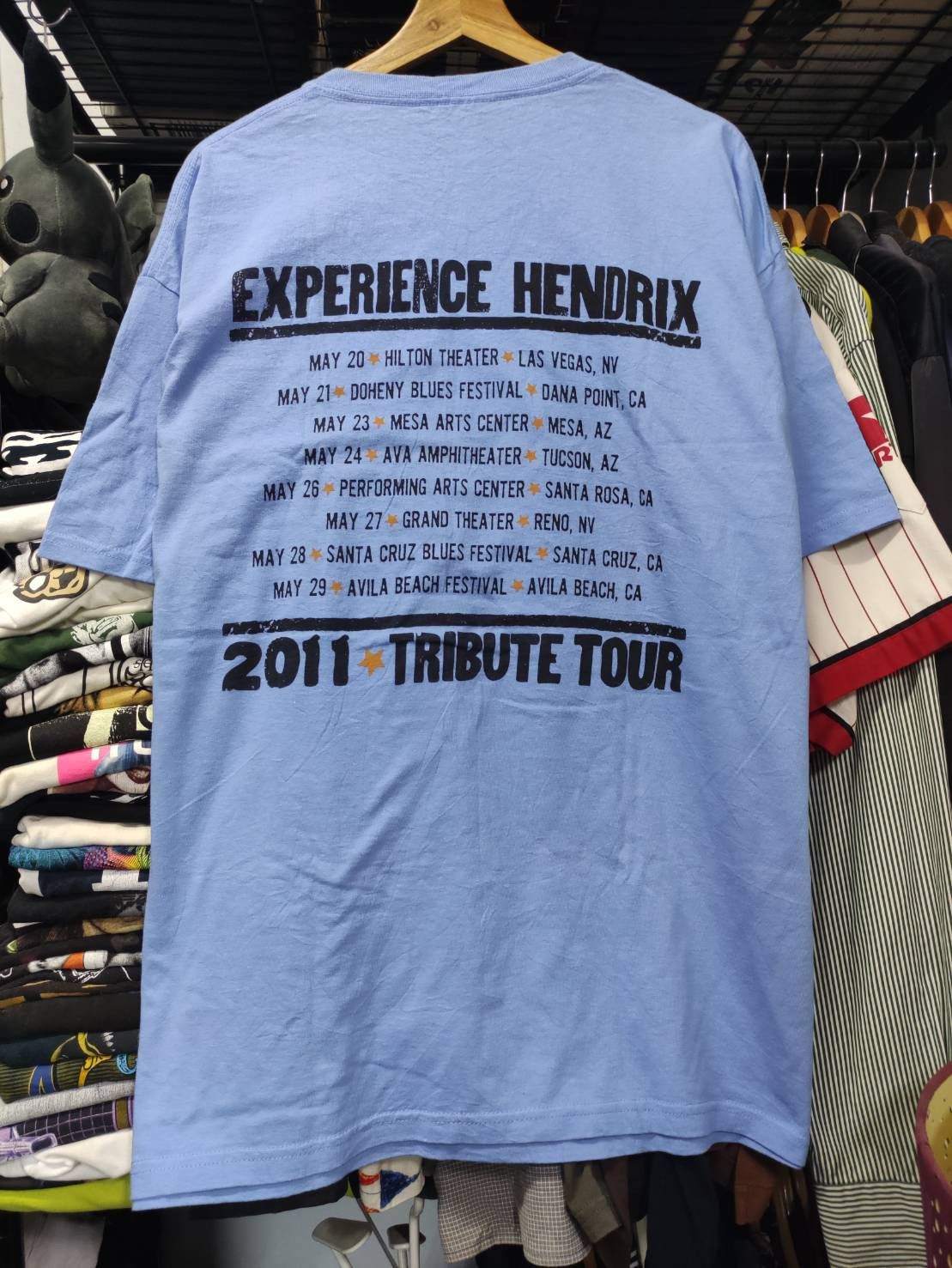 Jimi Hendrix Jimi Hendrix Over Print Experience Hendrix Tribute Tour Size US L / EU 52-54 / 3 - 2 Thumbnail