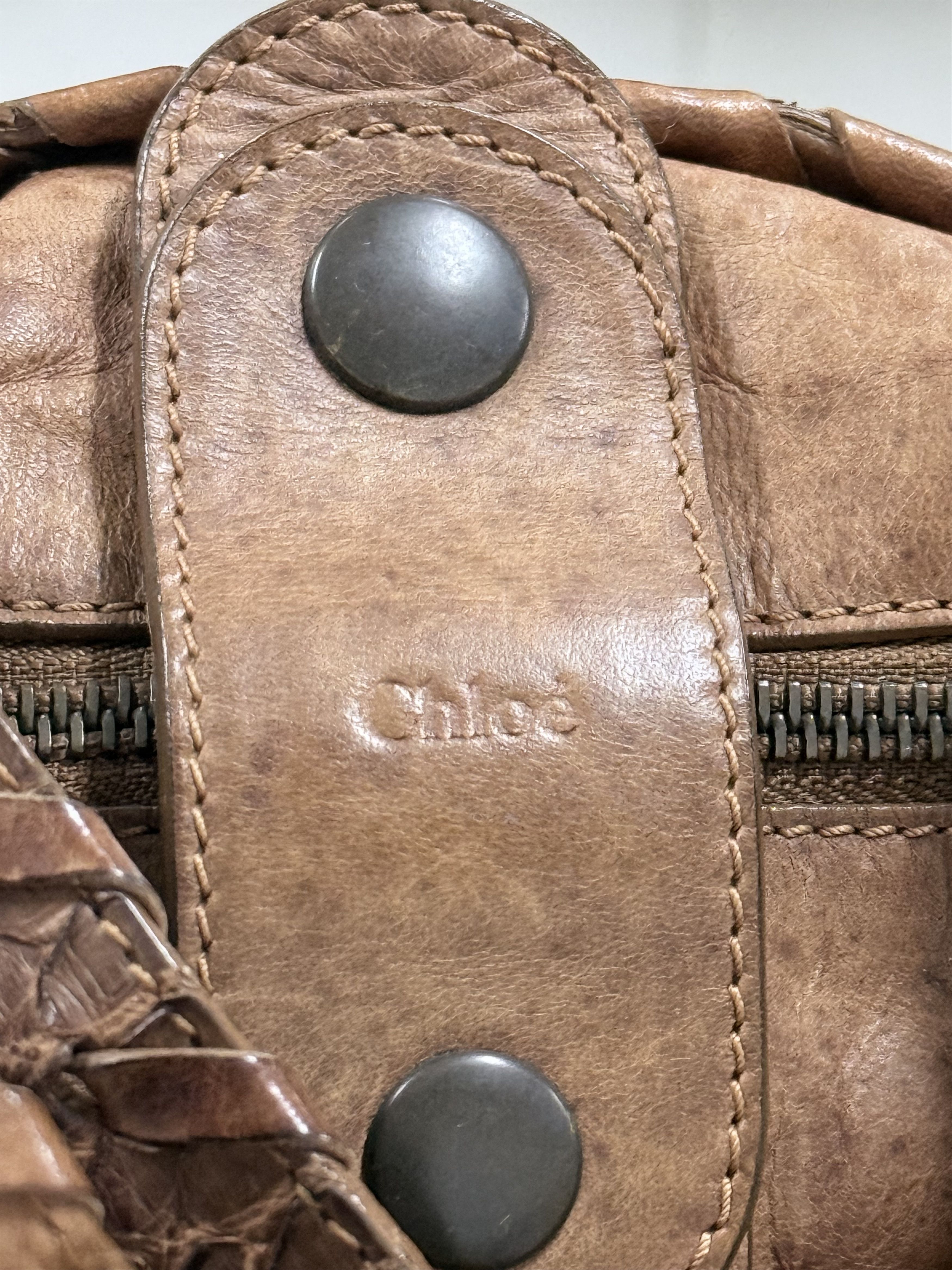 Chloe Chloe Silverado Leather Handbag Size ONE SIZE - 9 Thumbnail