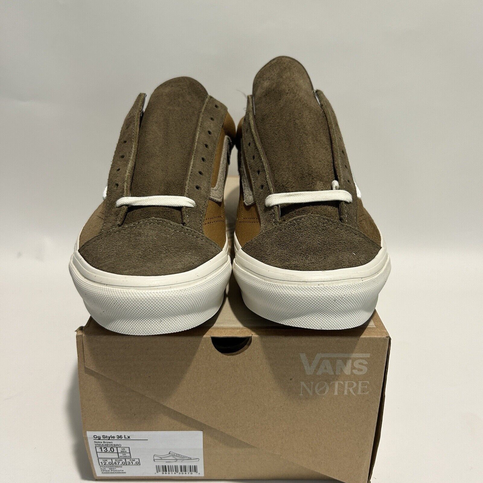 Vans Notre x Vans Vault OG Old Skool 36 LX “Expresso Brown” 2024 Size US 13 / EU 46 - 2 Thumbnail