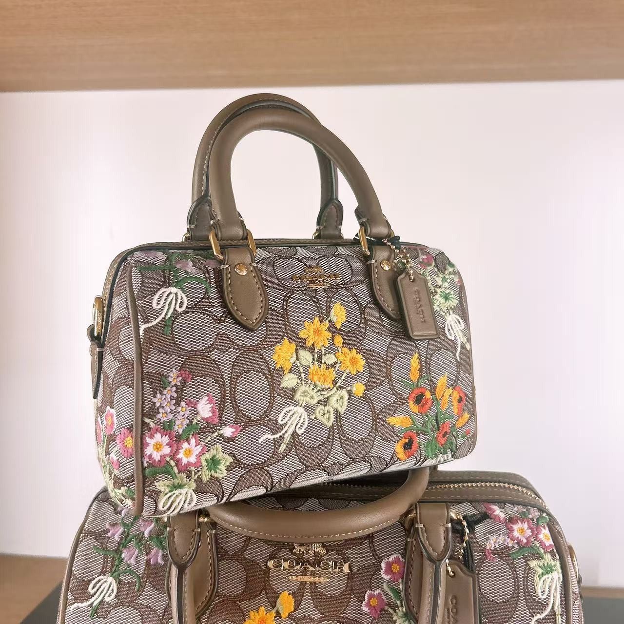 Coach Mini Rowan Crossbody Bag with Floral Embroidery CDY31 Size ONE SIZE - 6 Thumbnail