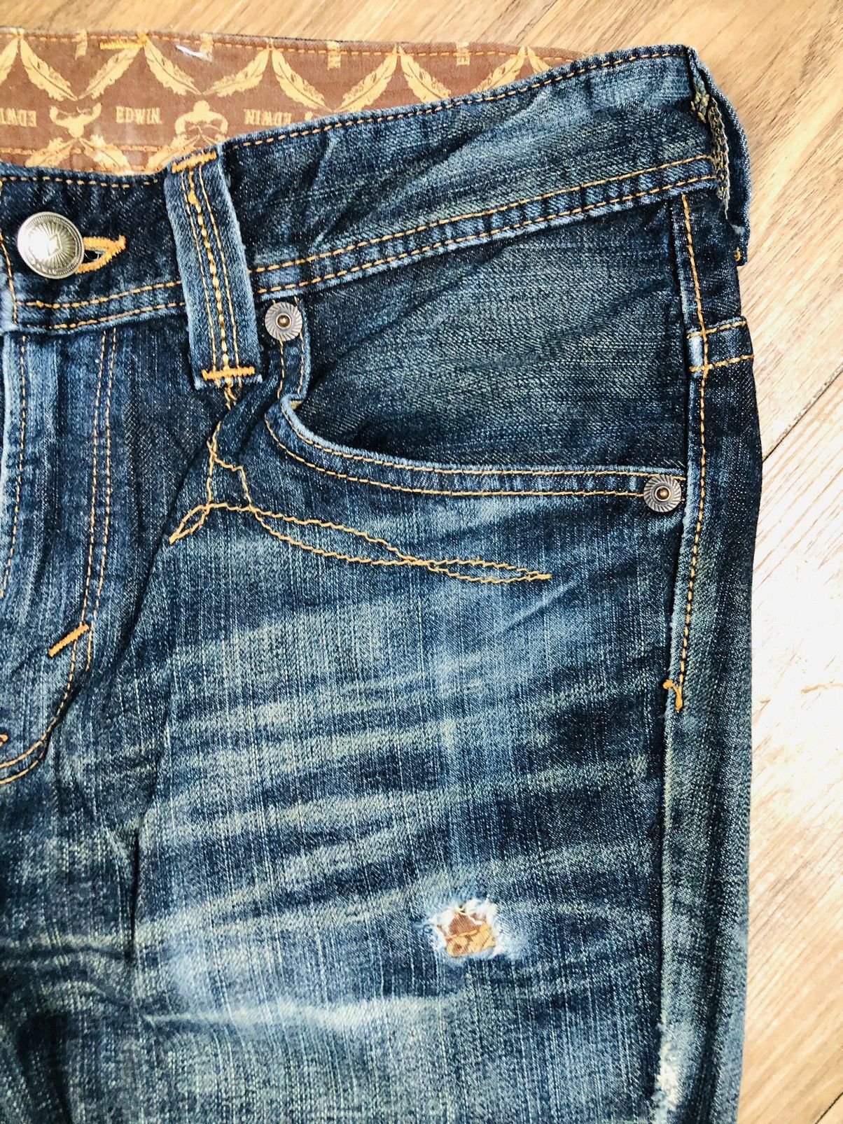 Edwin Vintage Edwin Flared Bootcut Jeans (37) Size US 30 / EU 46 - 6 Thumbnail