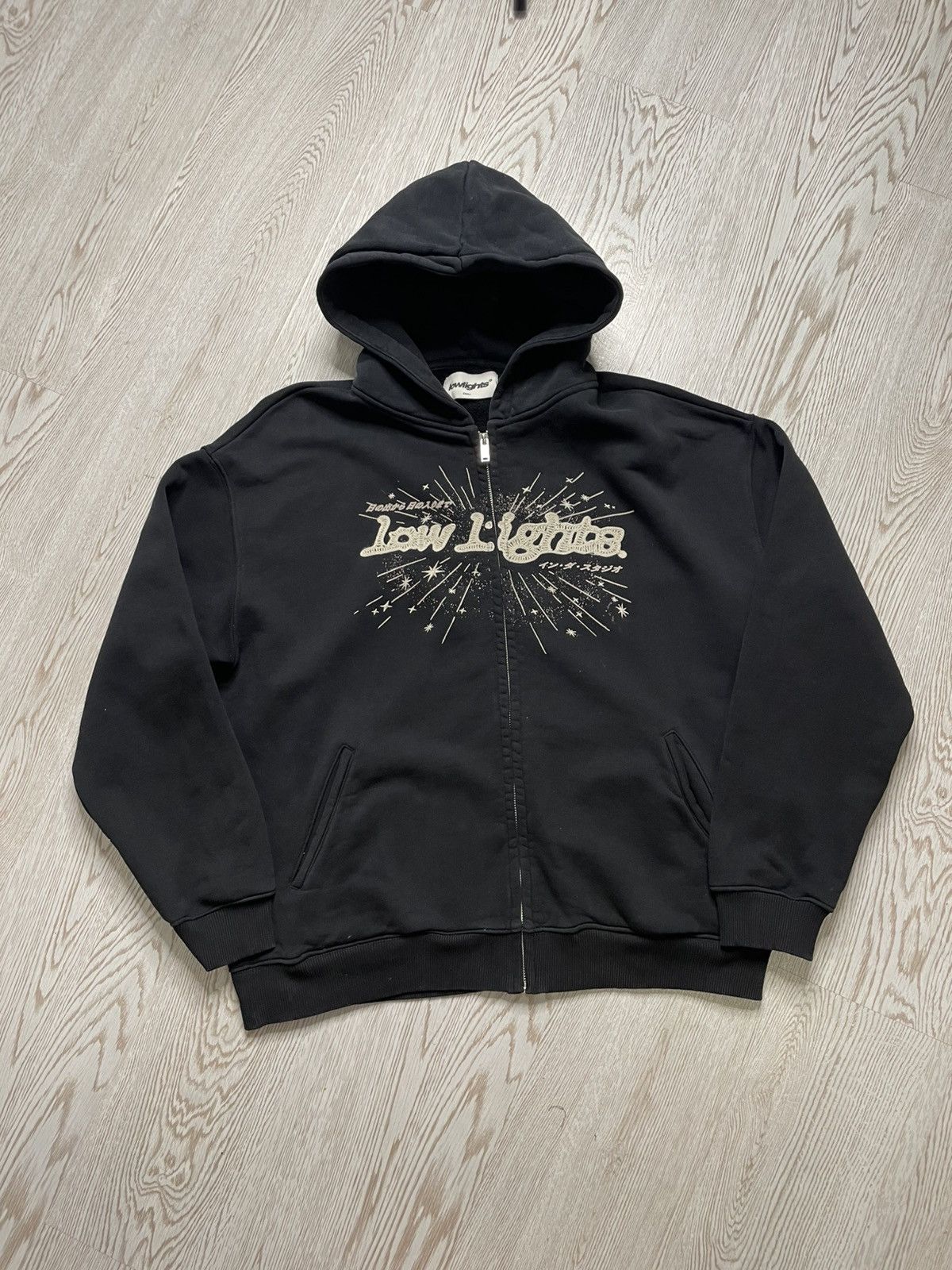 Designer Lowlights Studios Y2K Big Logo Full zip oversized hoodie Size US S / EU 44-46 / 1 - 1 Thumbnail