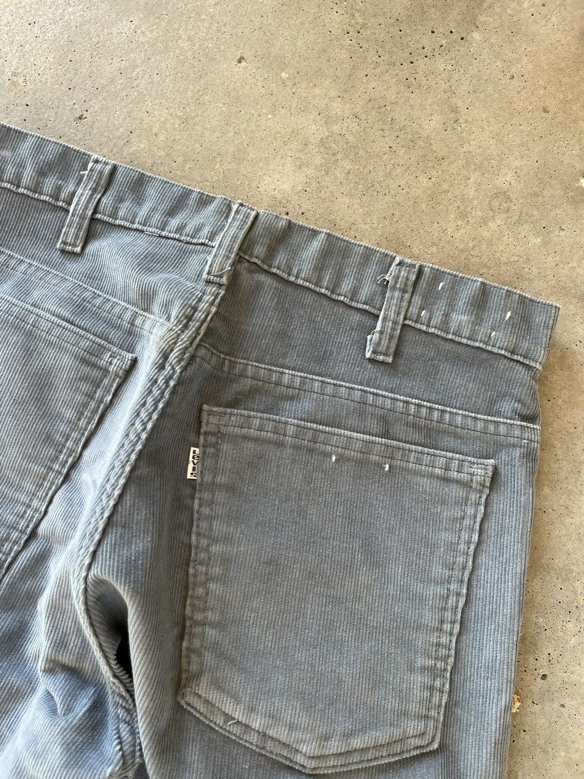 Levi's × Vintage Vintage 1980’s Grey Levi’s Corduroy Pants Size US 30 / EU 46 - 3 Thumbnail
