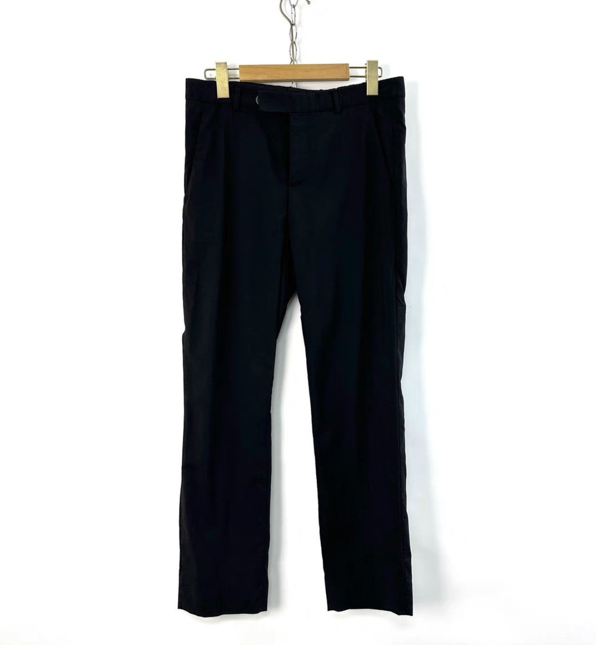 Dior Dior Men's Black Dress Pants K12 Size US 34 / EU 50 - 1 Thumbnail