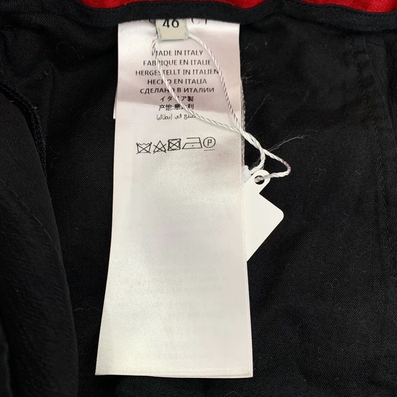 Gucci Gucci Black side stripe drawstring lase-up casual trousers Size US 30 / EU 46 - 6 Thumbnail