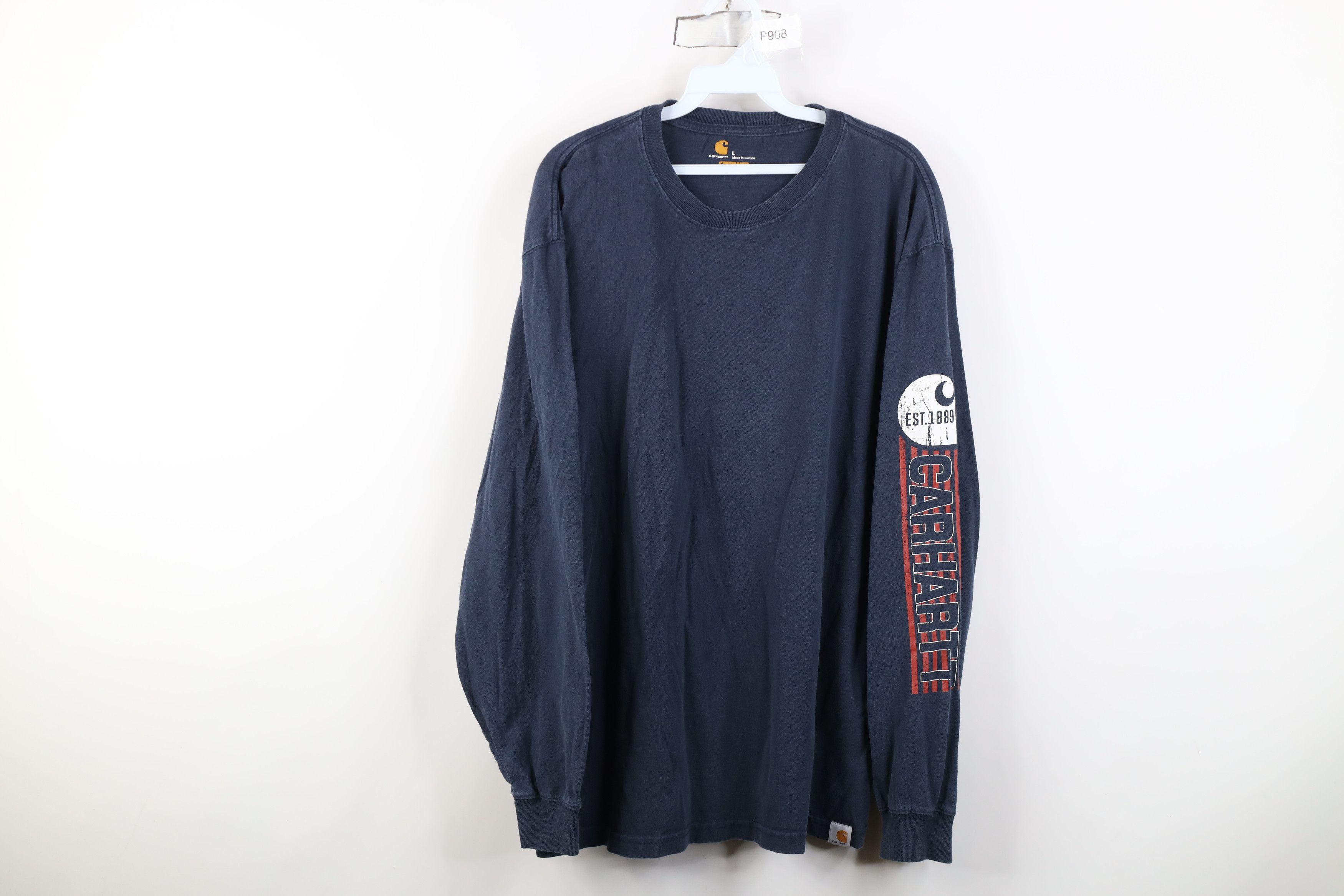 Carhartt Y2K Carhartt Spell Heavyweight Long Sleeve T-Shirt Cotton Size US L / EU 52-54 / 3 - 1 Thumbnail