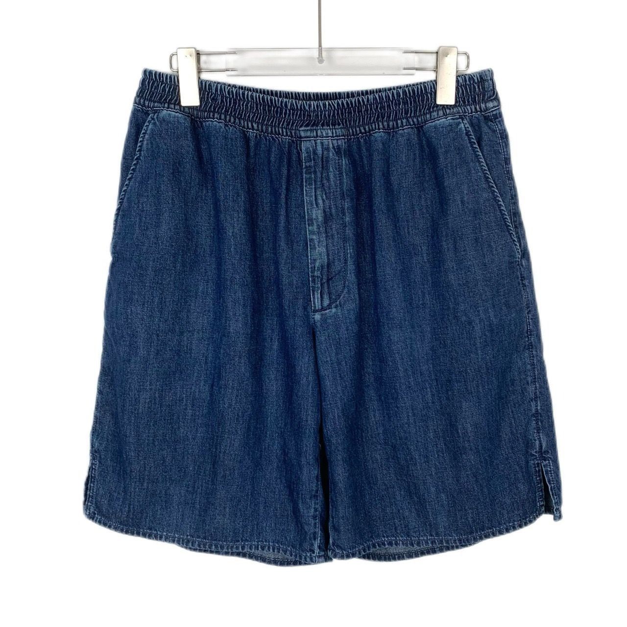 Valentino Valentino Blue Elastic Waist Cotton Denim Shorts (Size 50) Size 36" / US 14 / IT 50 - 1 Thumbnail