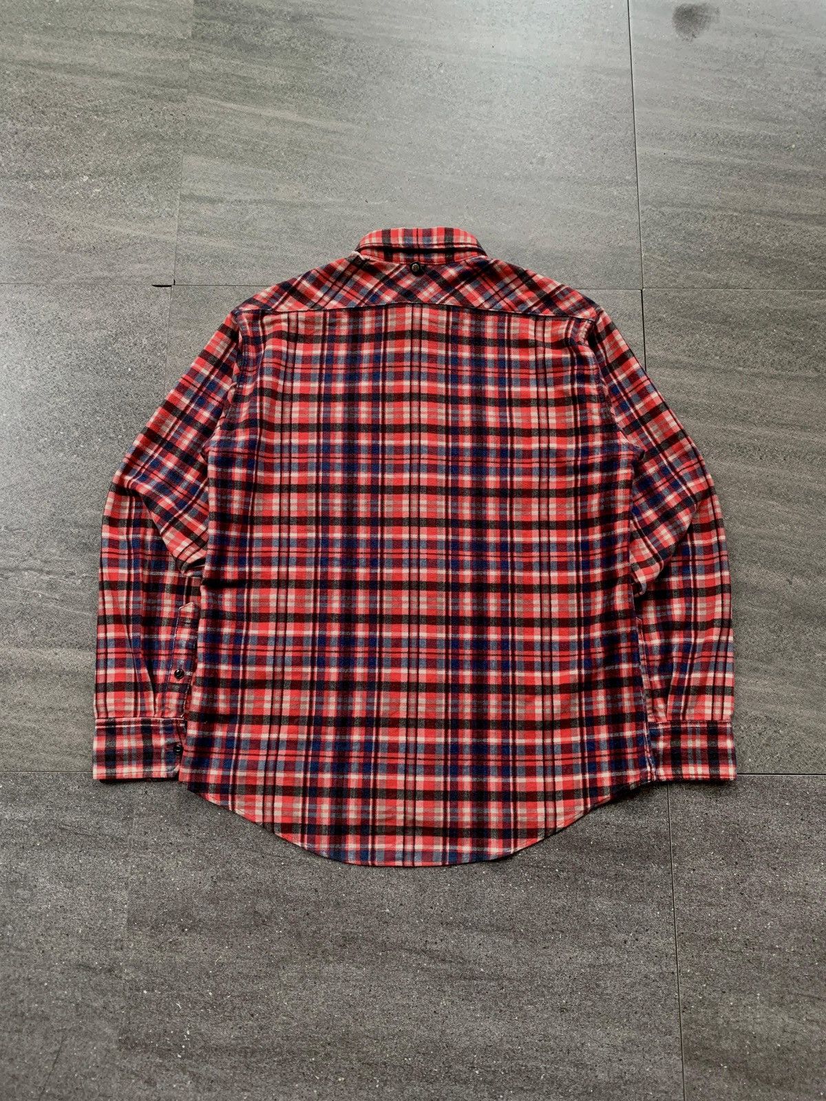 Visvim FREE TAX! 2000s Thick Plaid Flannel Shirt Size US M / EU 48-50 / 2 - 6 Thumbnail